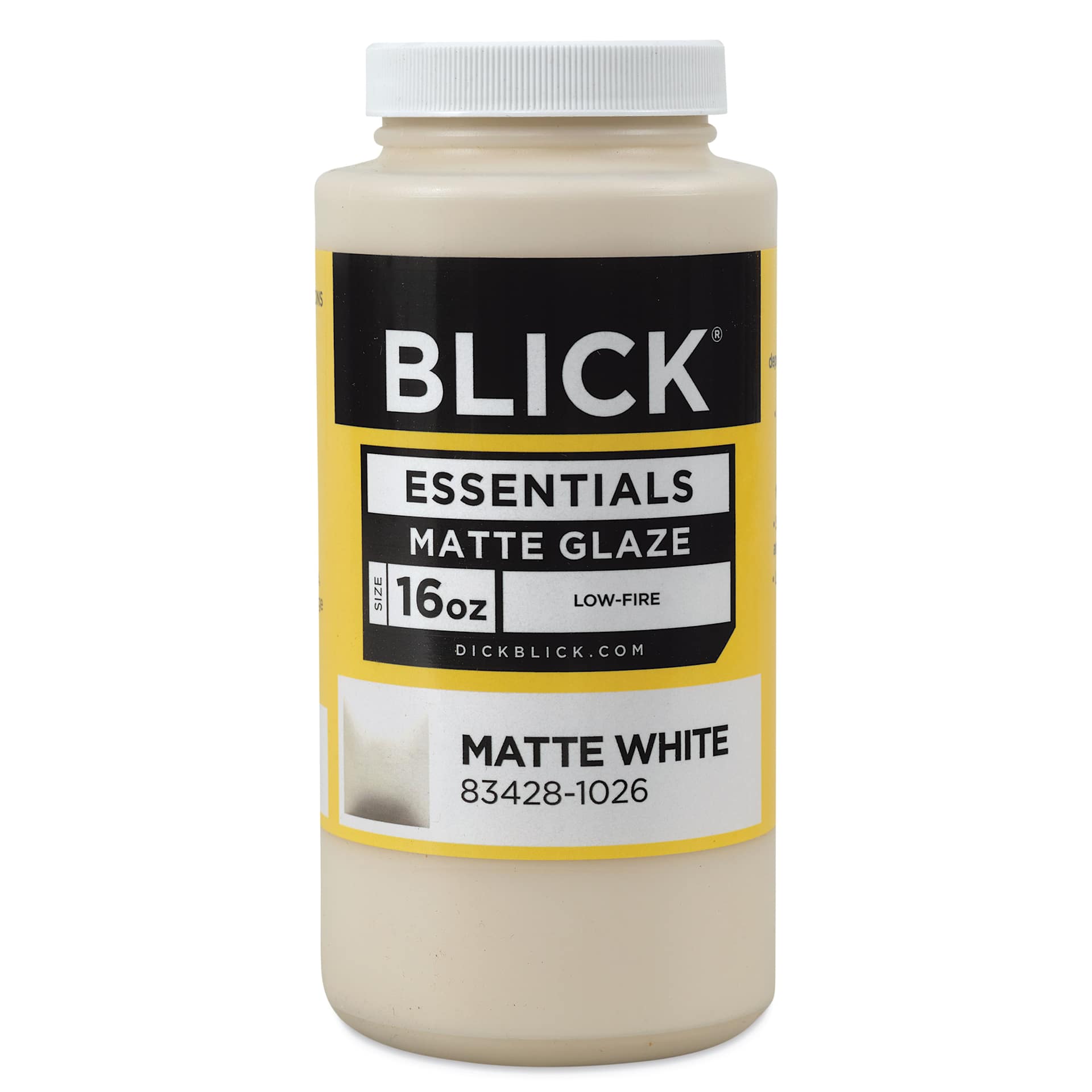 Blick Essentials Matte Glaze - White, 16 oz (Pint)