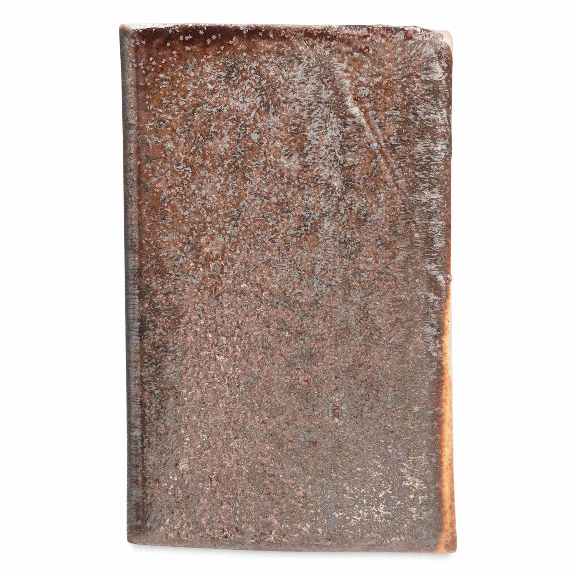 Amaco Cosmos Glaze - CO-5 Dark Matter two coats fired to cone 5 oxidation