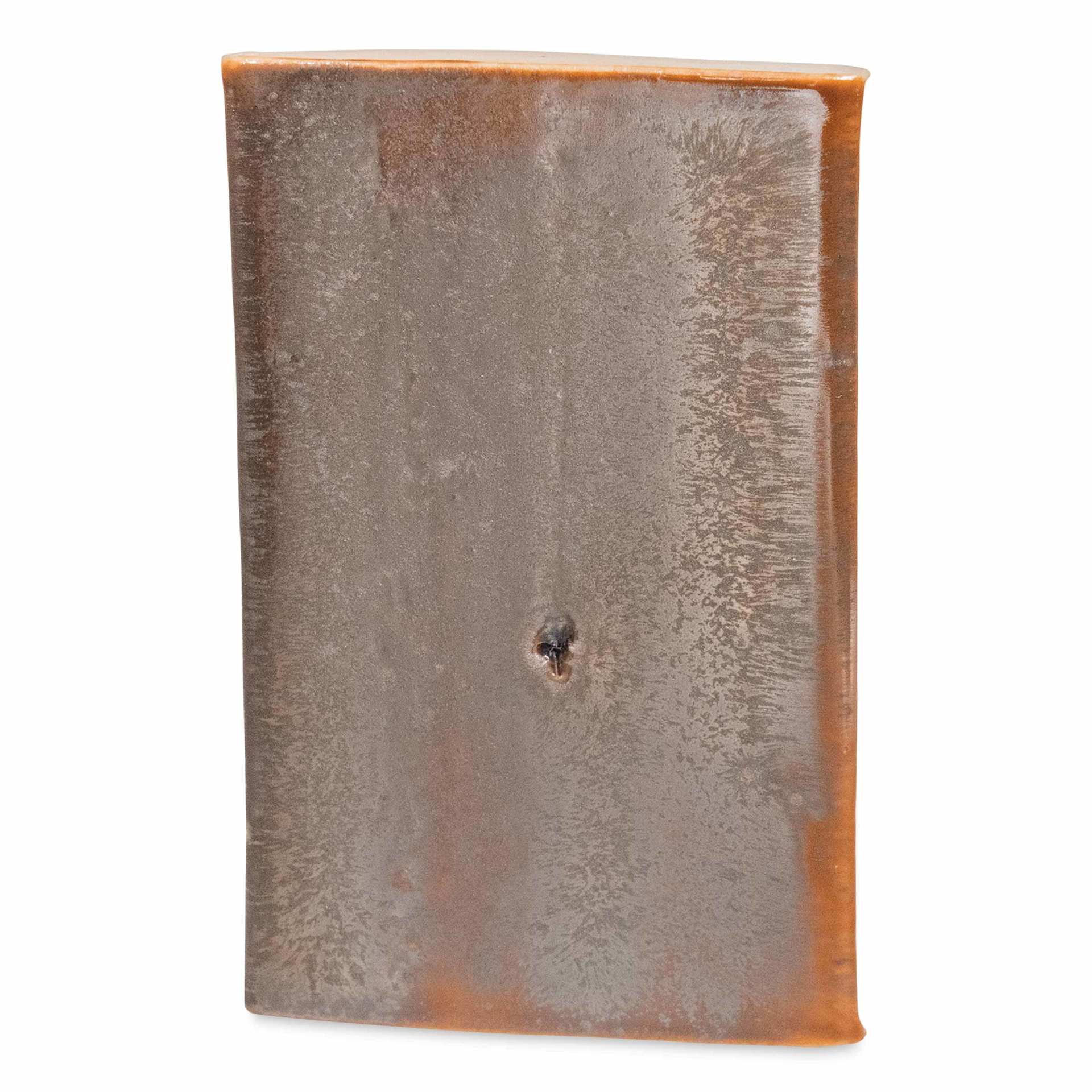 Amaco Cosmos Glaze - CO-5 Dark Matter two coats fired to cone 6 oxidation