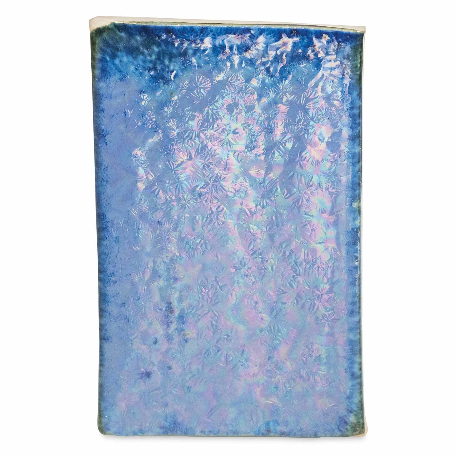 Amaco Cosmos Glaze - CO-21 Galactic Glacier two coats fired to cone 5 oxidation