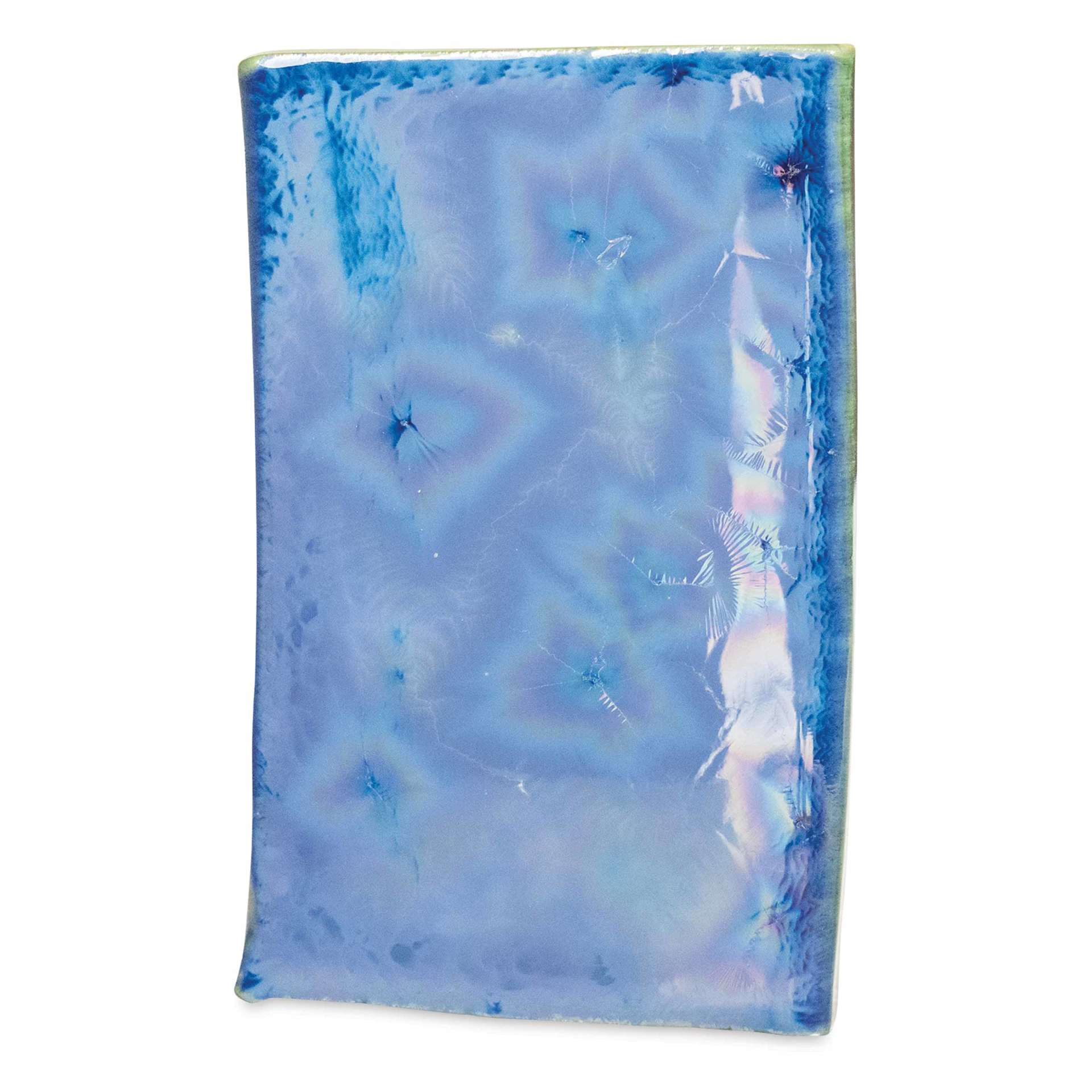 Amaco Cosmos Glaze - CO-21 Galactic Glacier four coats fired to cone 6 oxidation