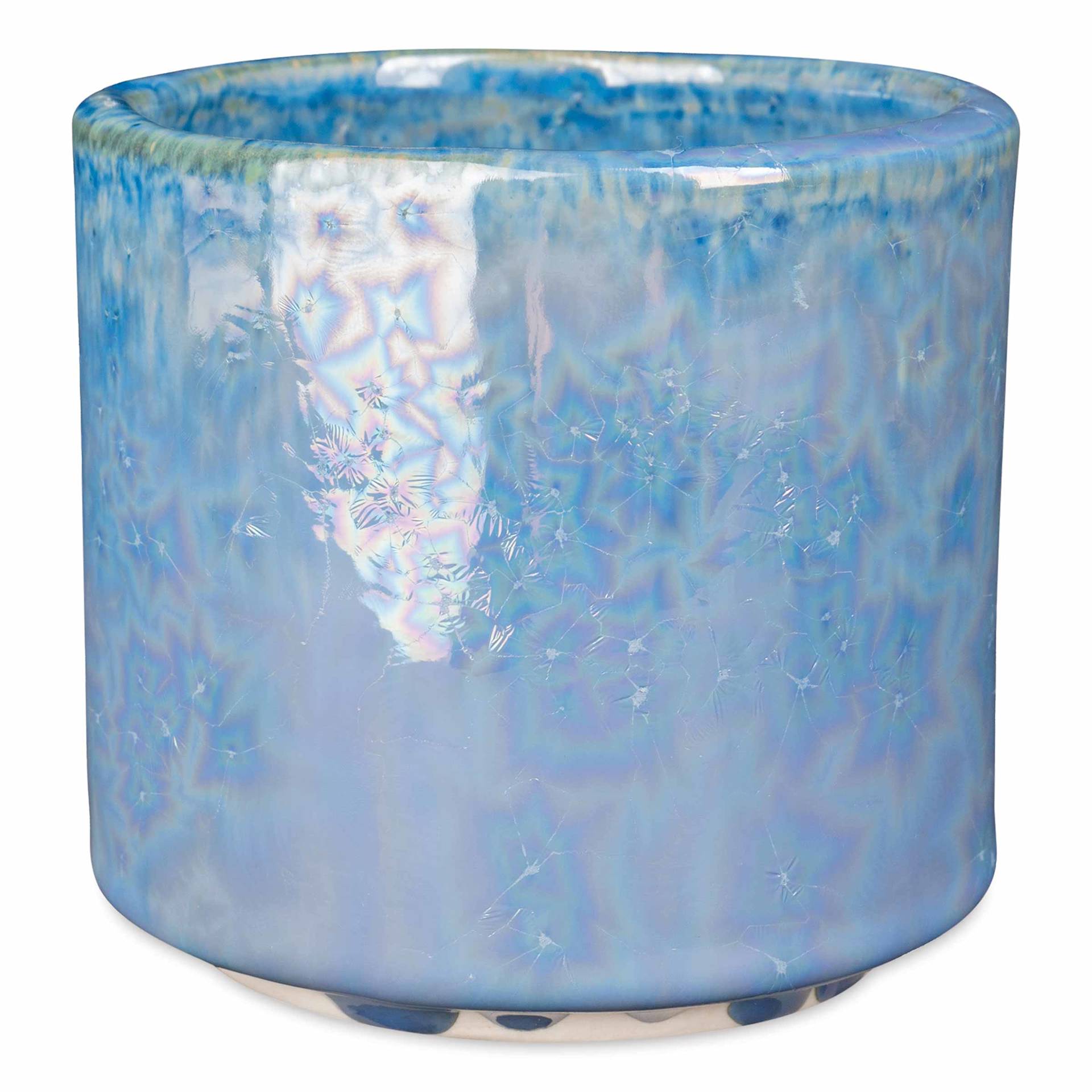 Amaco Cosmos Glaze - CO-21 Galactic Glacier fired to cone 6 oxidation
