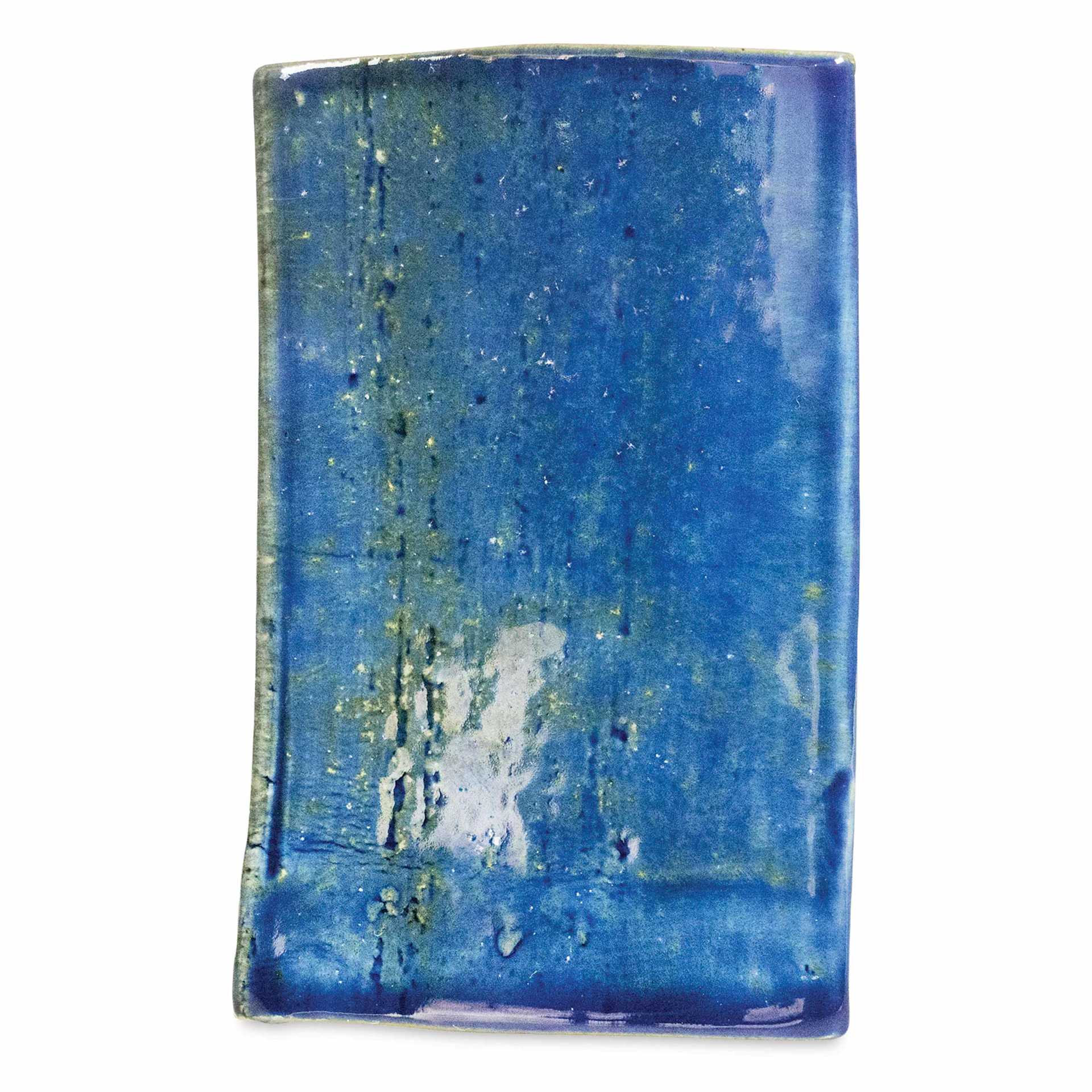Amaco Cosmos Glaze - CO-24 Blue Starlight two coats fired to cone 6 oxidation