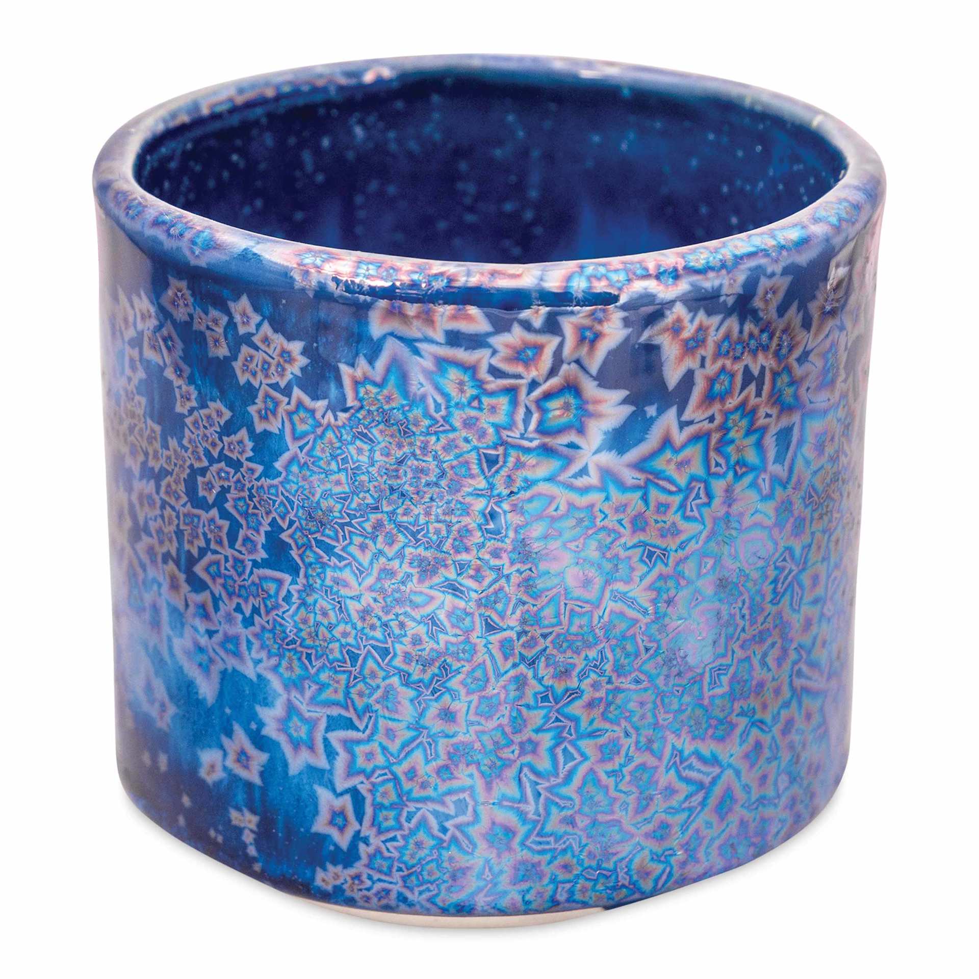 Amaco Cosmos Glaze - CO-24 Blue Starlight fired to cone 6 oxidation