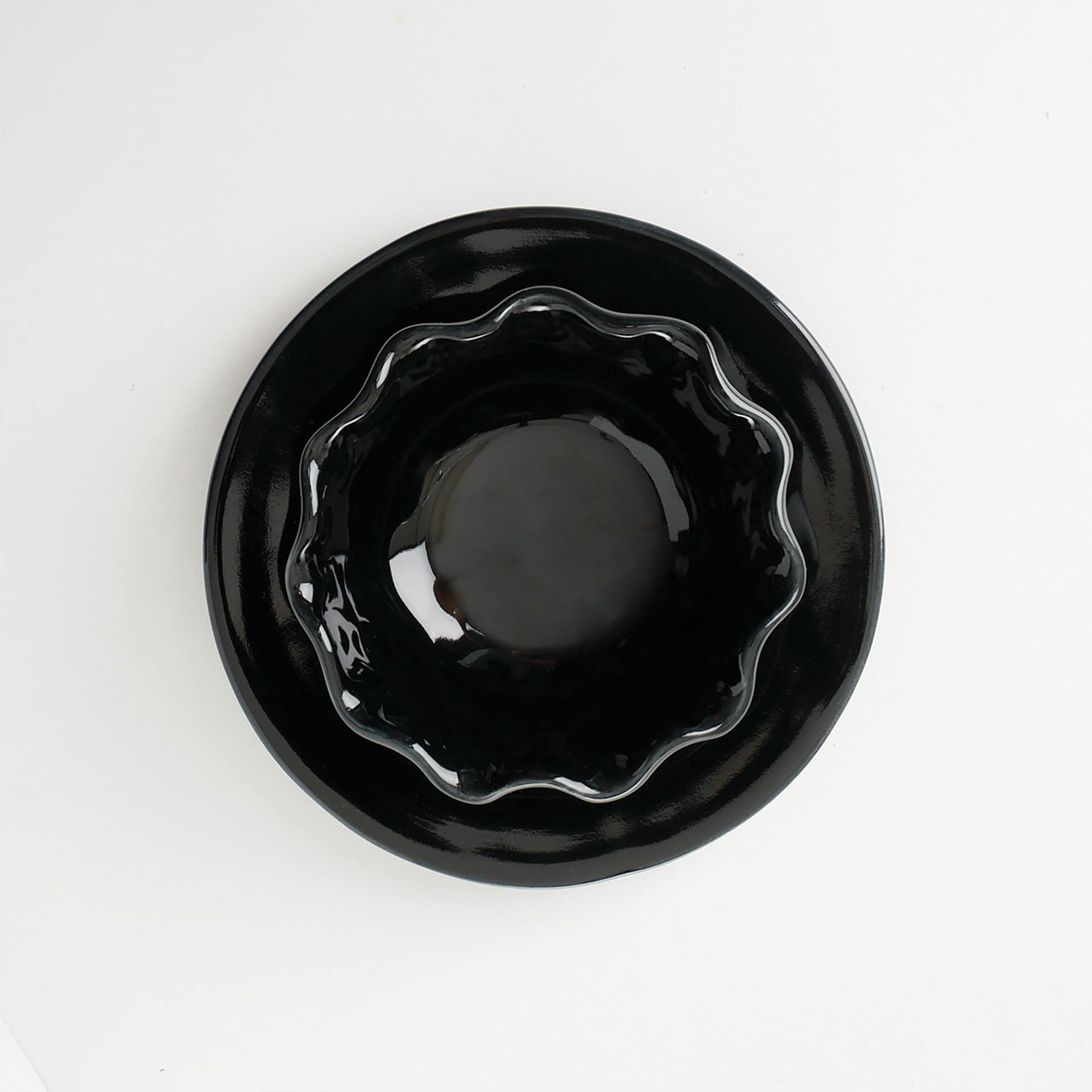 Amaco Dipping and Layering Dry Glaze - Ebony, 10 lb, finished piece