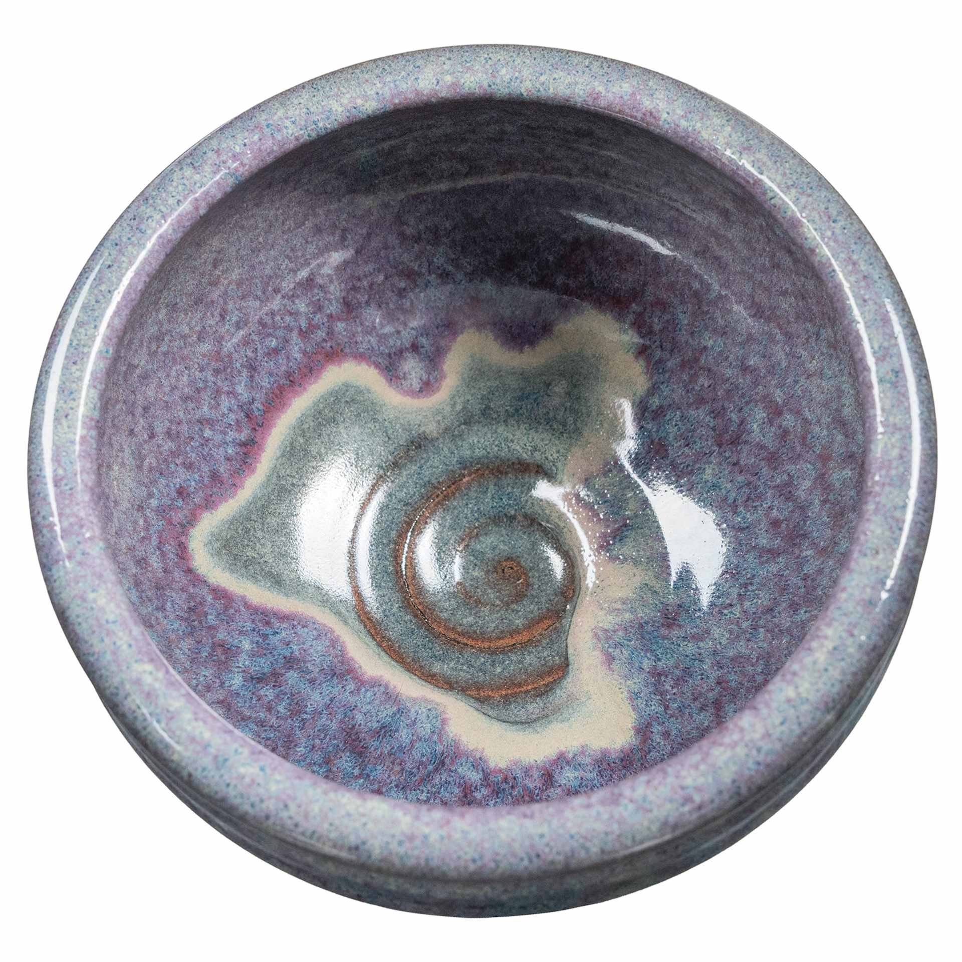 Amaco Dipping and Layering Dry Glaze - Mulberry Mist applied overtop DL-33 Low Tide
