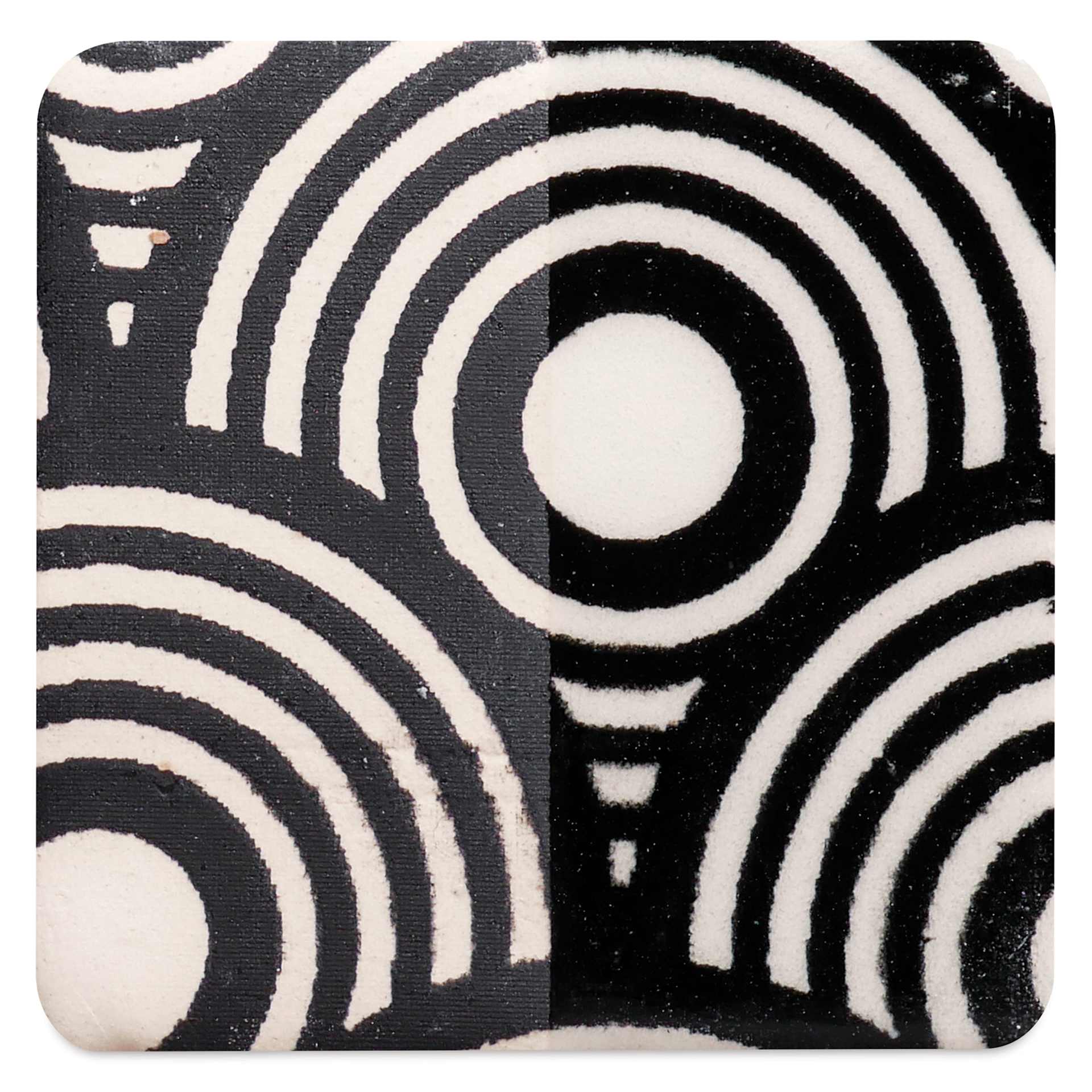 Amaco Ceramic Printing Ink - Jet Black, 8 oz fired to cone 5 oxidation
