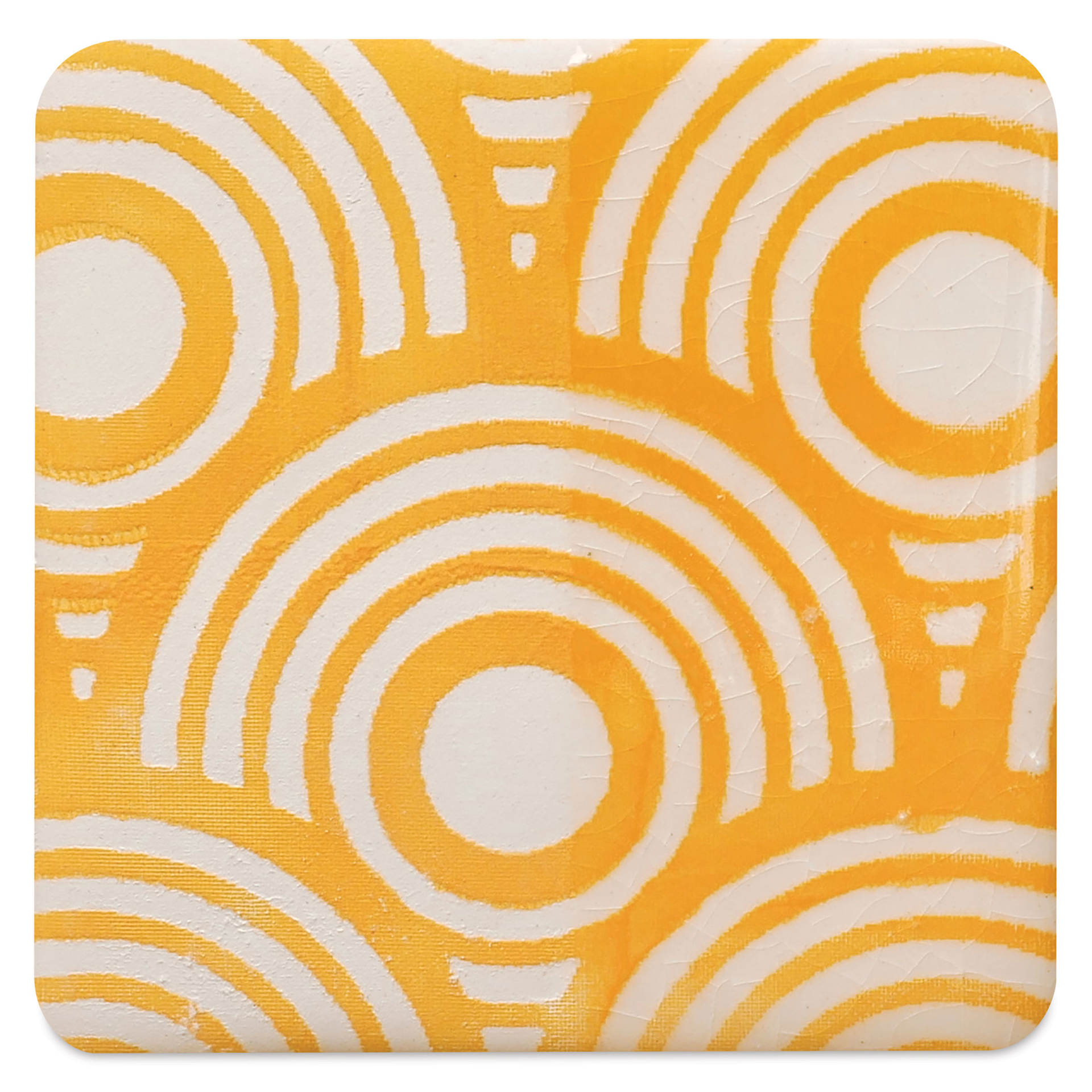 Amaco Ceramic Printing Ink - Deep Yellow, 8 oz fired to cone 05 oxidation