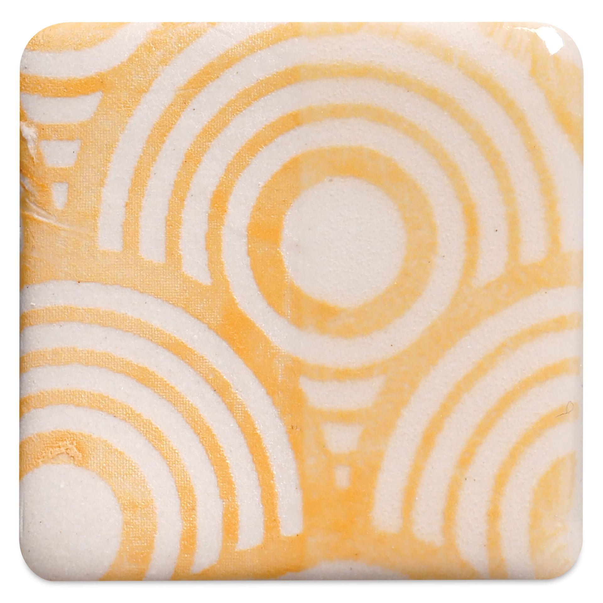 Amaco Ceramic Printing Ink - Deep Yellow, 8 oz fired to cone 10 reduction