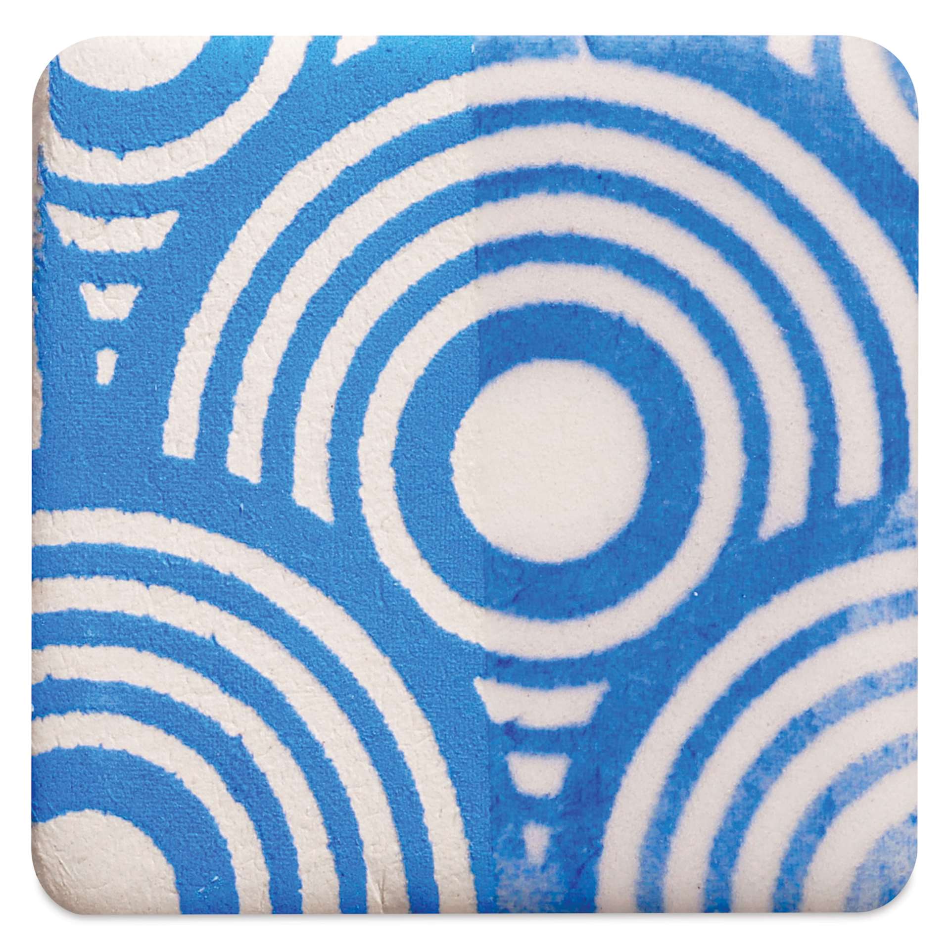 Amaco Ceramic Printing Ink - Medium Blue, 8 oz fired to cone 5 oxidation