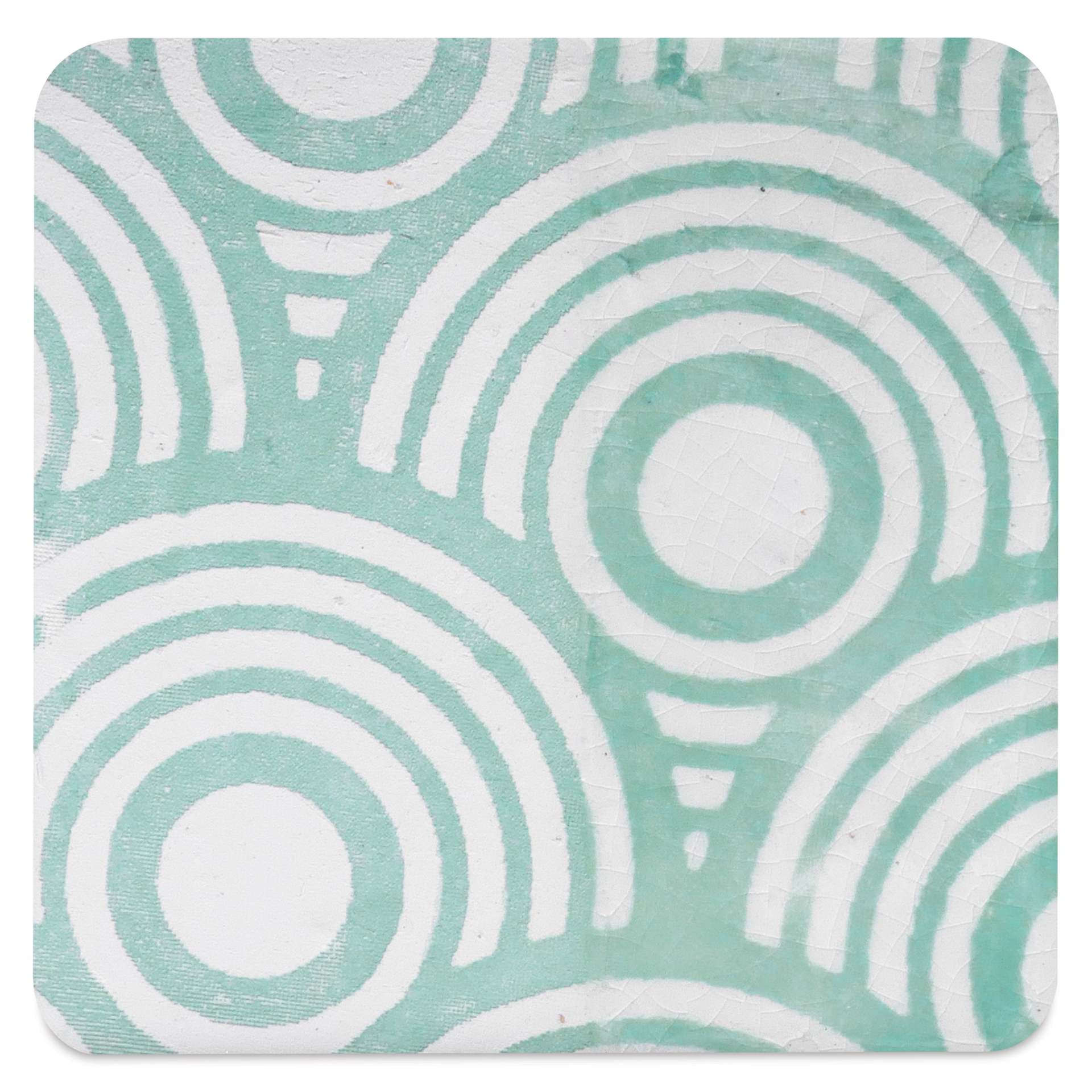 Amaco Ceramic Printing Ink - Turquoise Blue, 8 oz fired to cone 05 oxidation