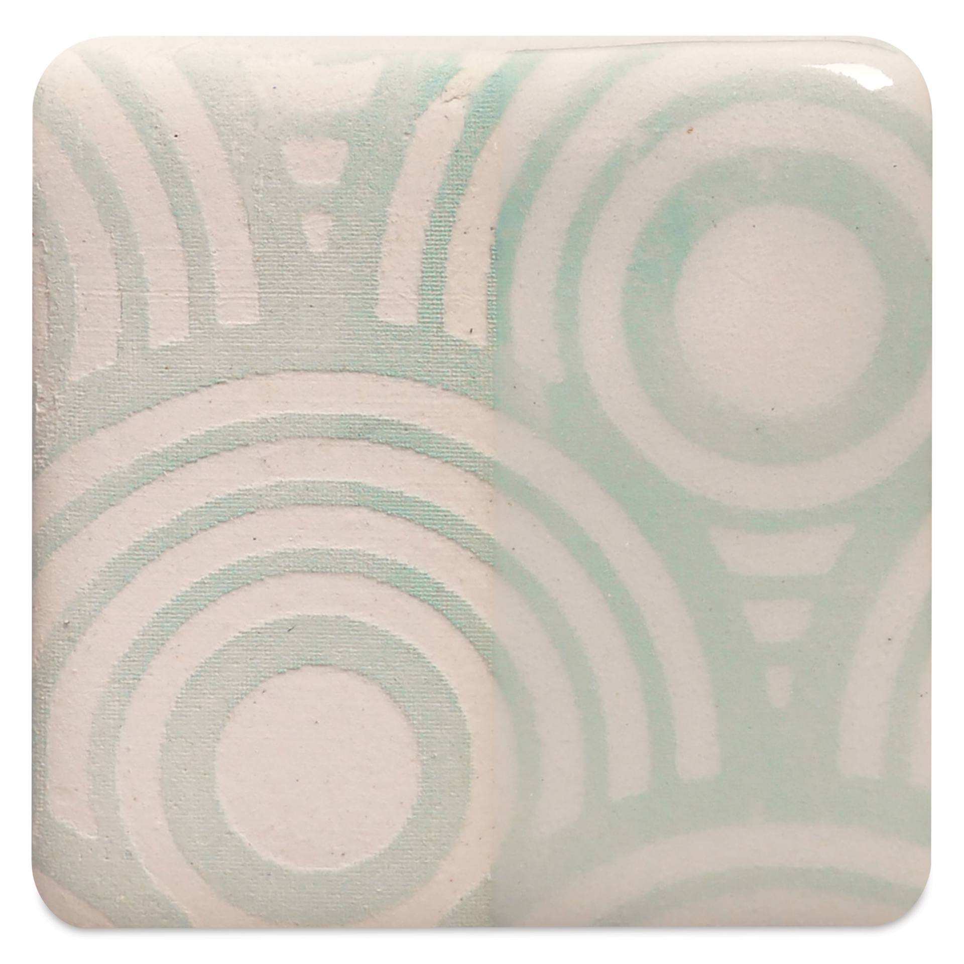 Amaco Ceramic Printing Ink - Turquoise Blue, 8 oz fired to cone 5 oxidation