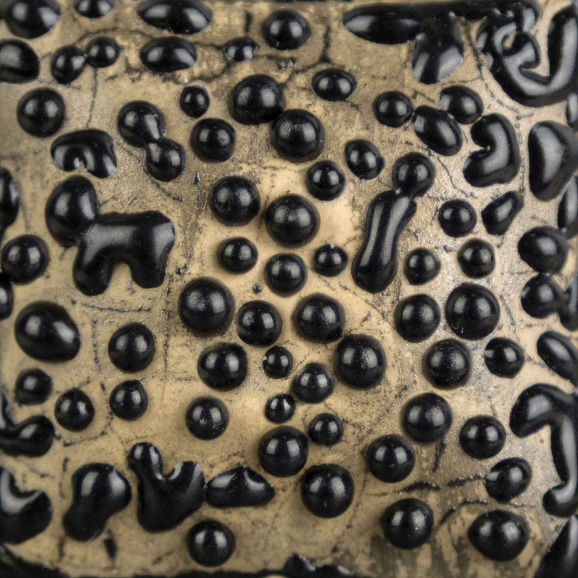 Ritual Glaze by Mayco Bead Glaze - Black, 16 oz fired to cone 6 oxidation