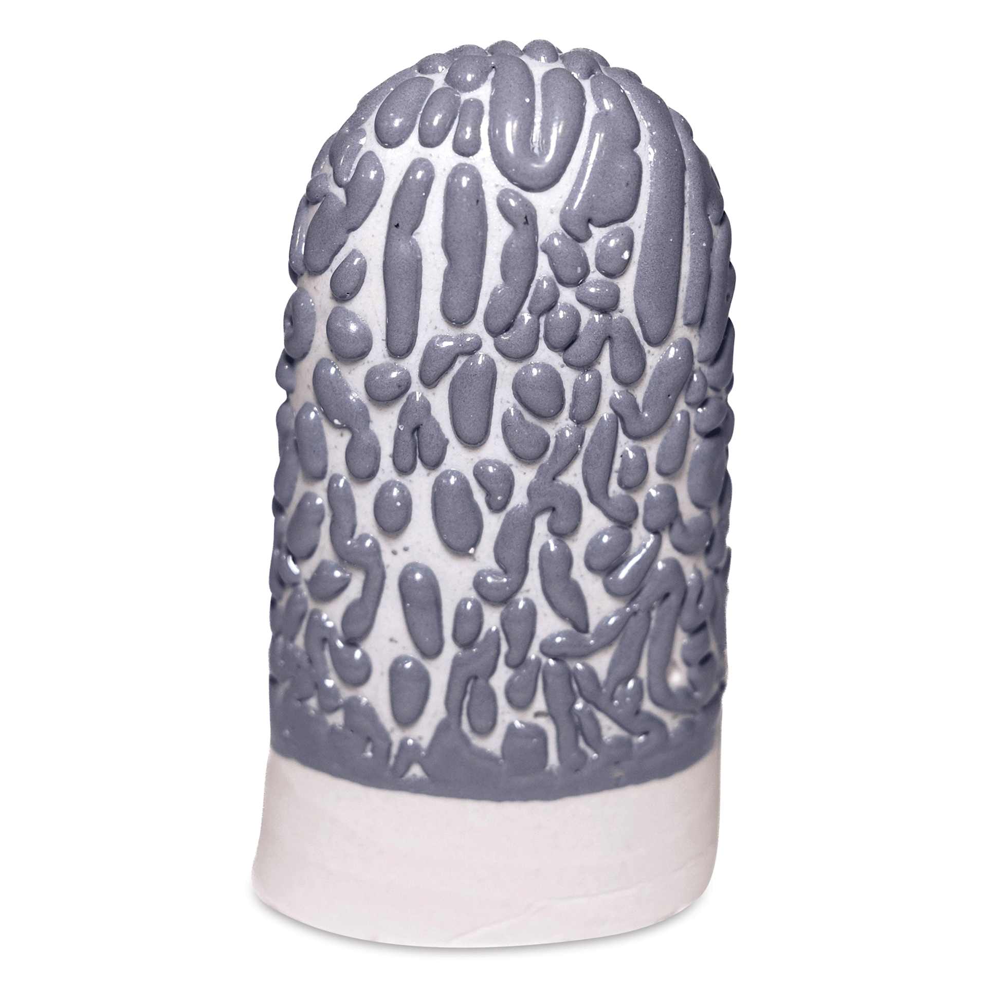 Ritual Glaze by Mayco Bead Glaze - Grey, 16 oz finished example
