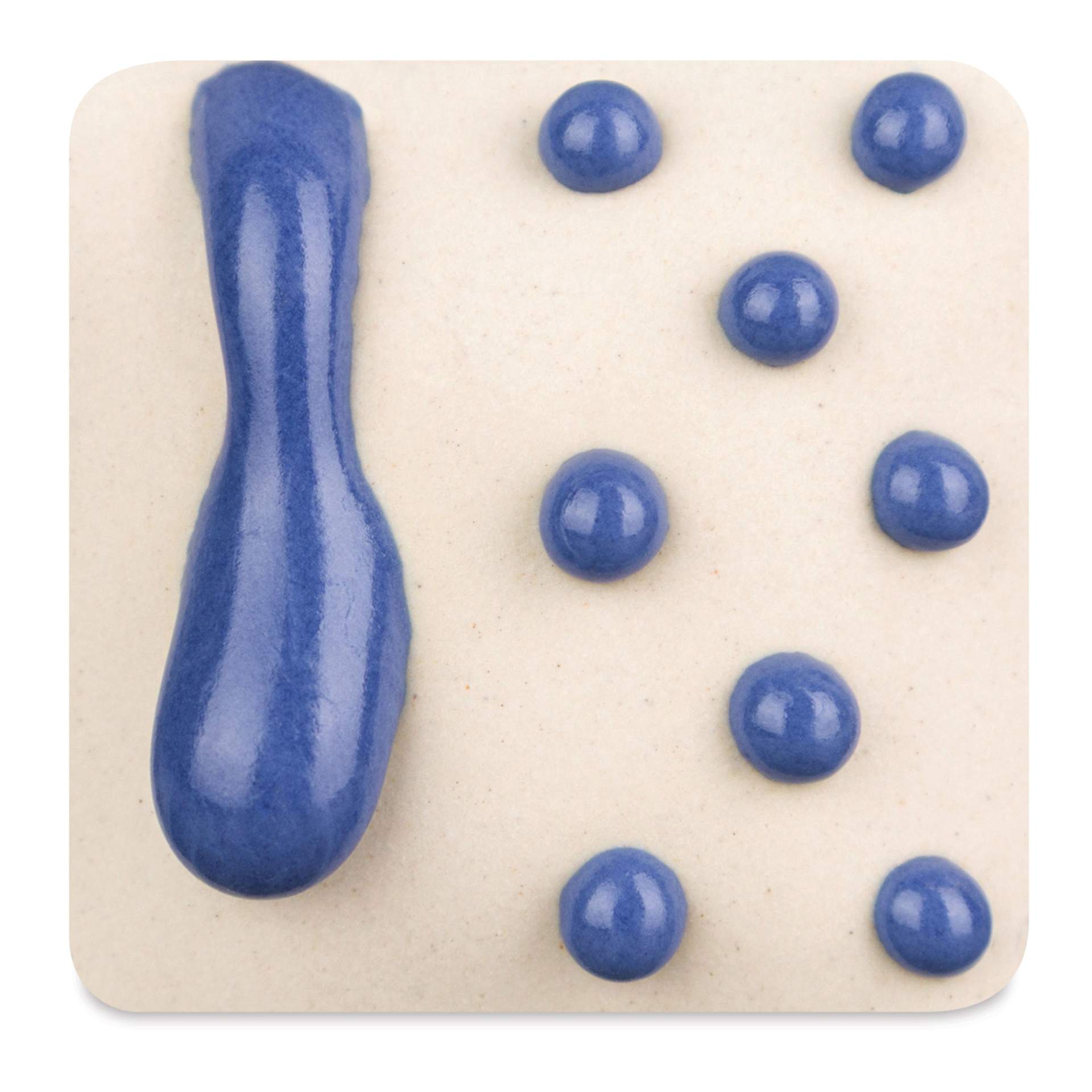 Ritual Glaze By Mayco Melt Gloop Glaze - Blue fired to cone 6 oxidation
