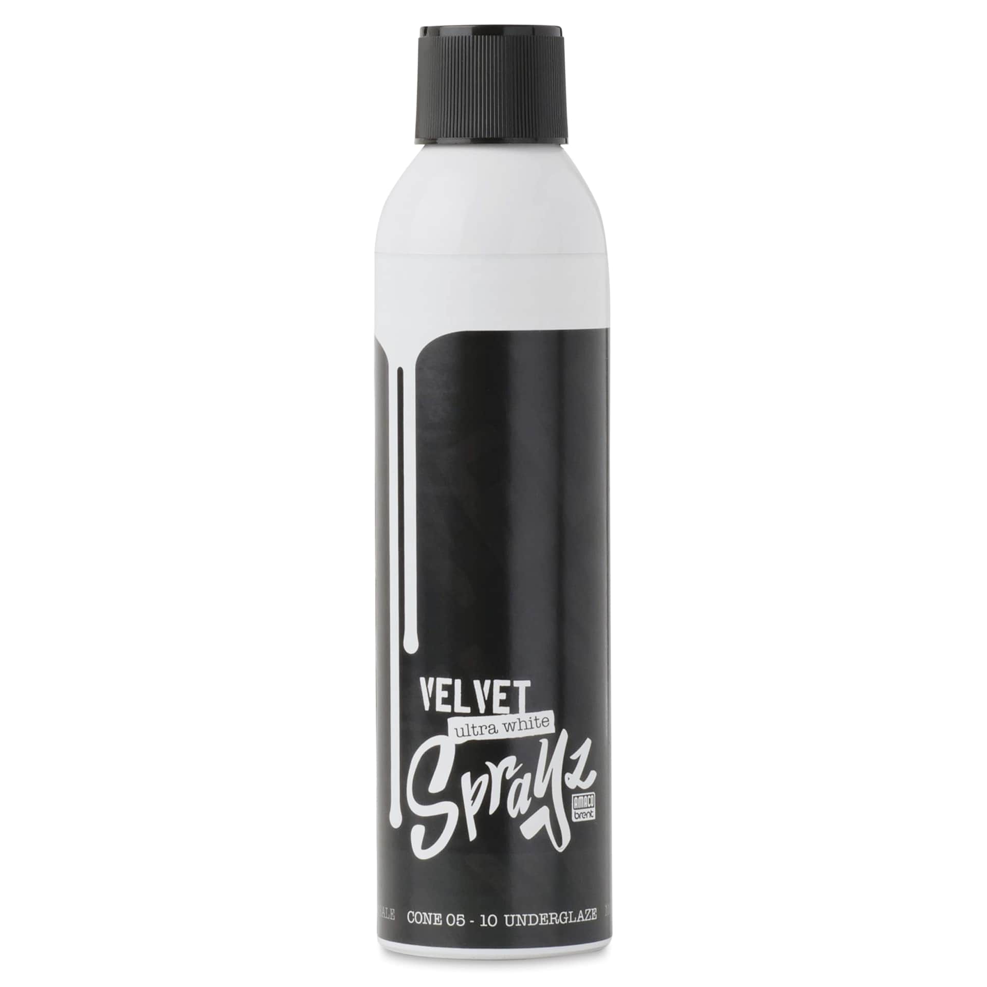 Amaco Velvet Sprayz Underglaze - Ultra White, 10 oz - front