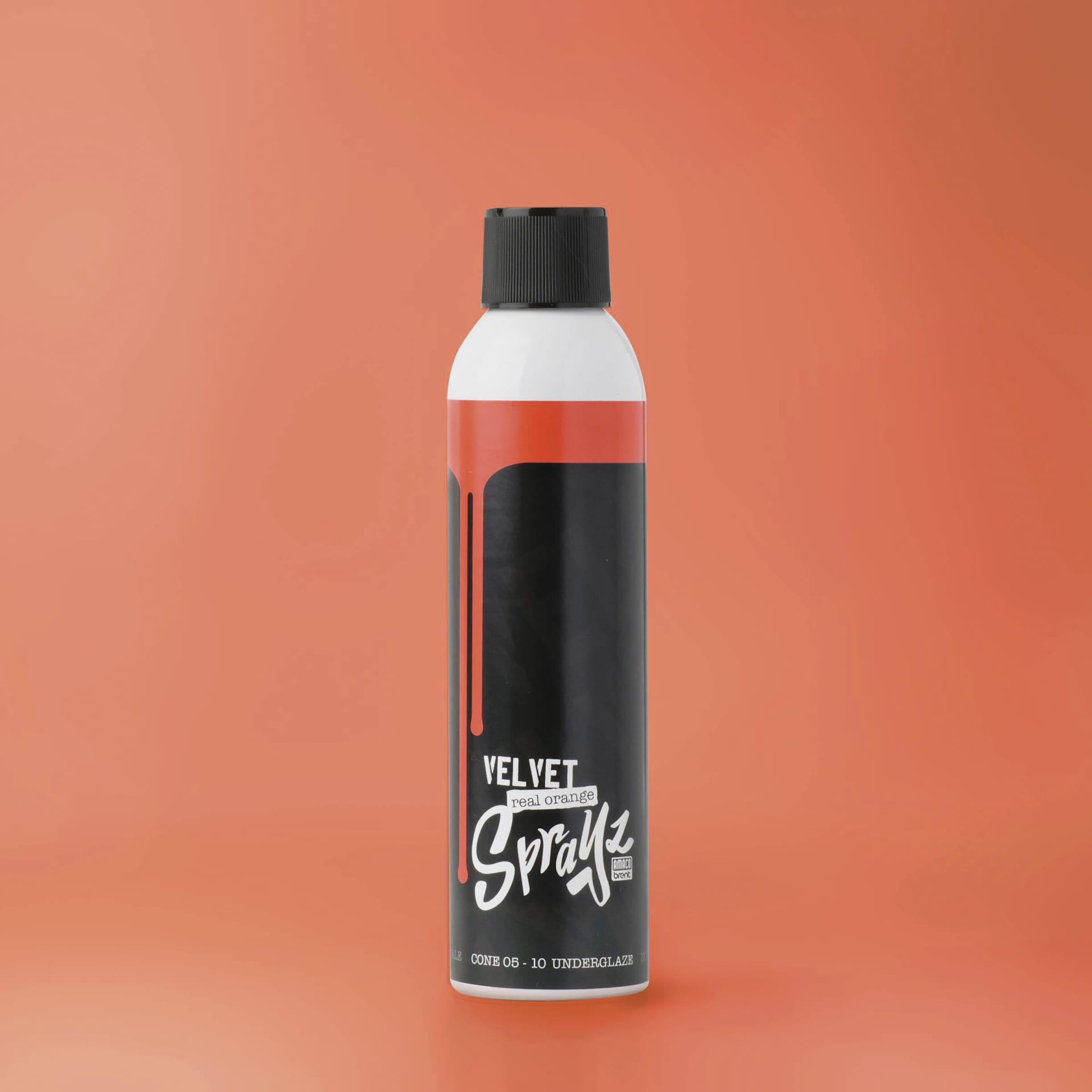 Amaco Velvet Sprayz Underglaze - Real Orange, 10 oz