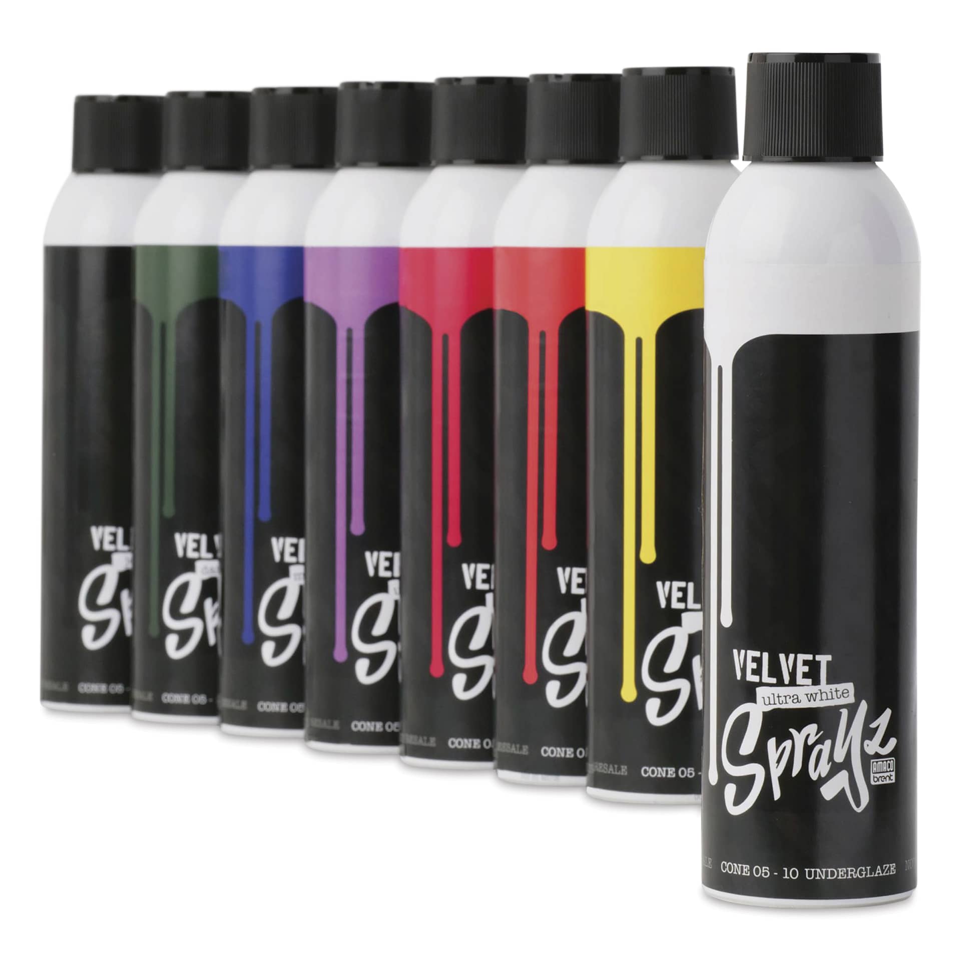 Amaco Velvet Sprayz Underglazes