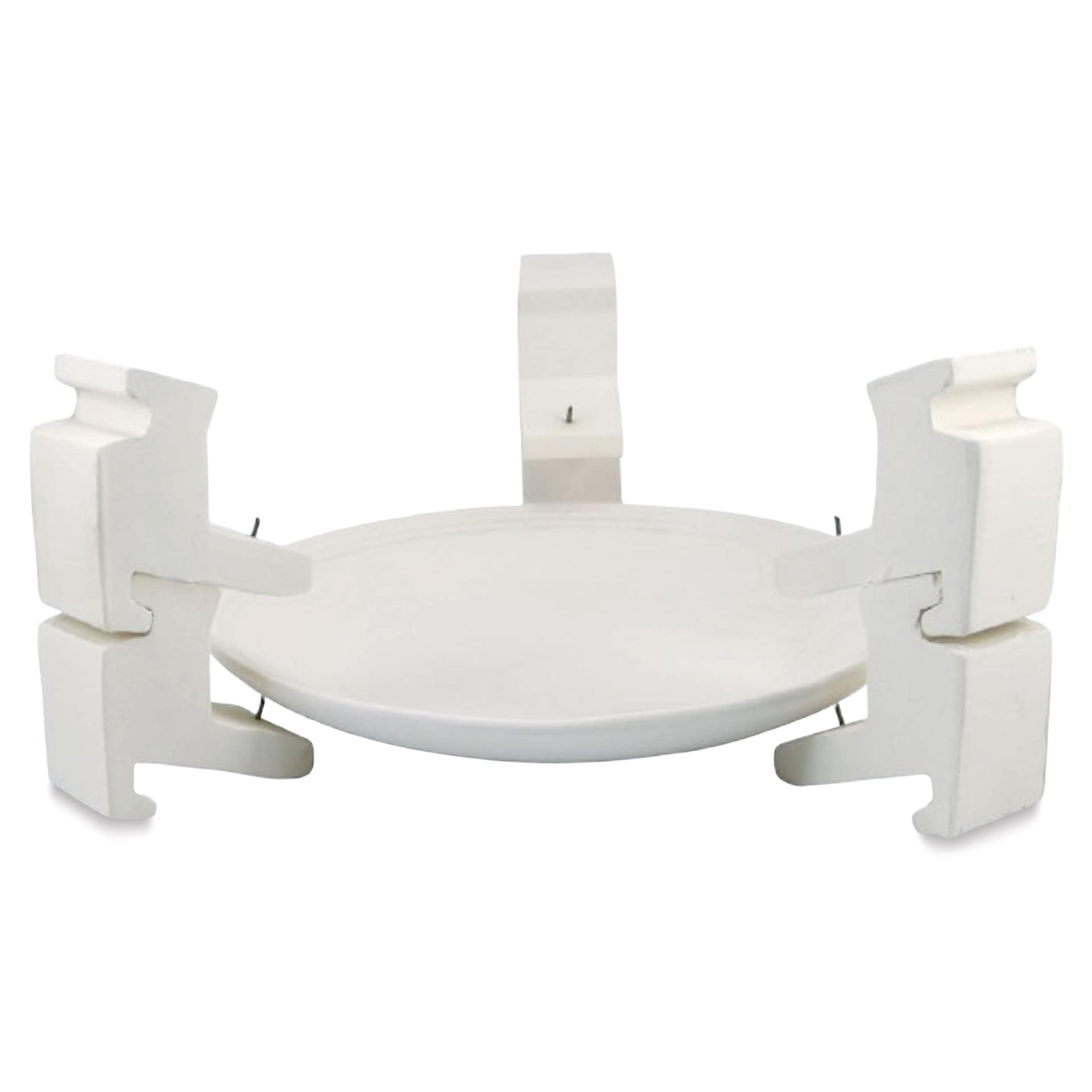 The Ceramic Shop Plate Racks - Set of 3 holding ceramic piece