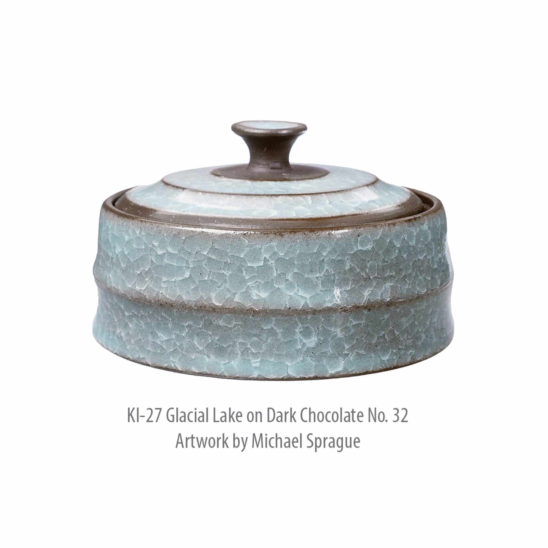 KI-27 Glacial Lake on Dark Chocolate No. 32 Artwork by Michael Sprague