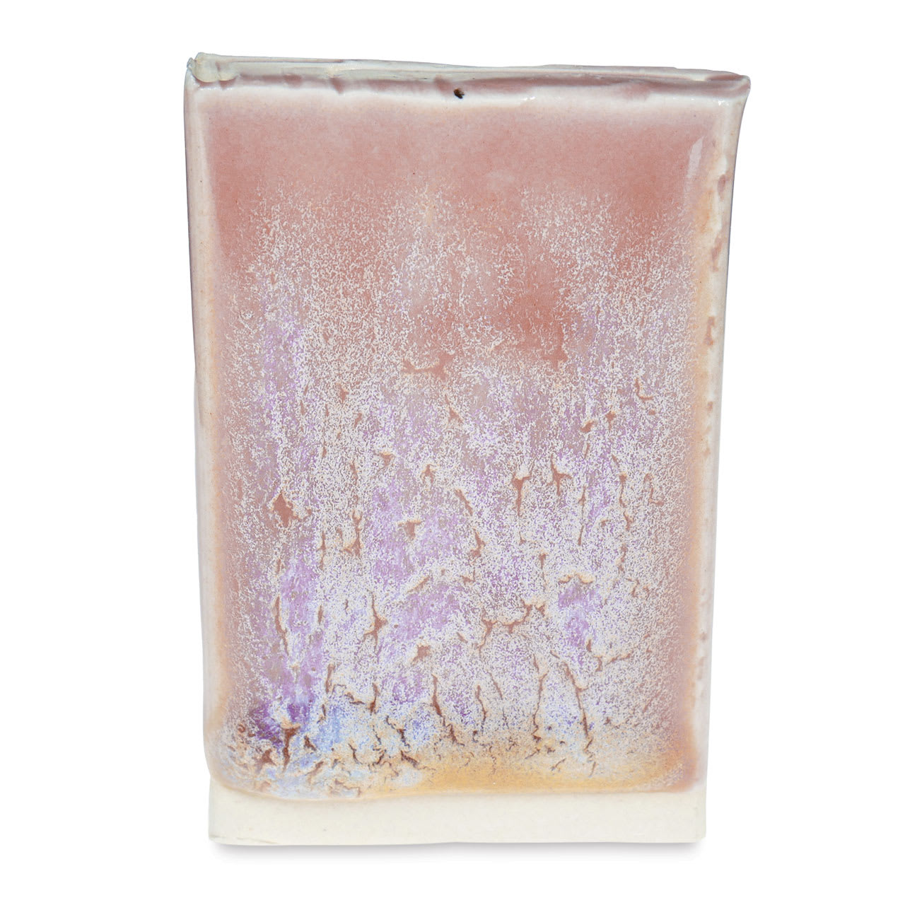 Amaco Crawls Glaze - CR-17 Flux - over C-53 fired flat