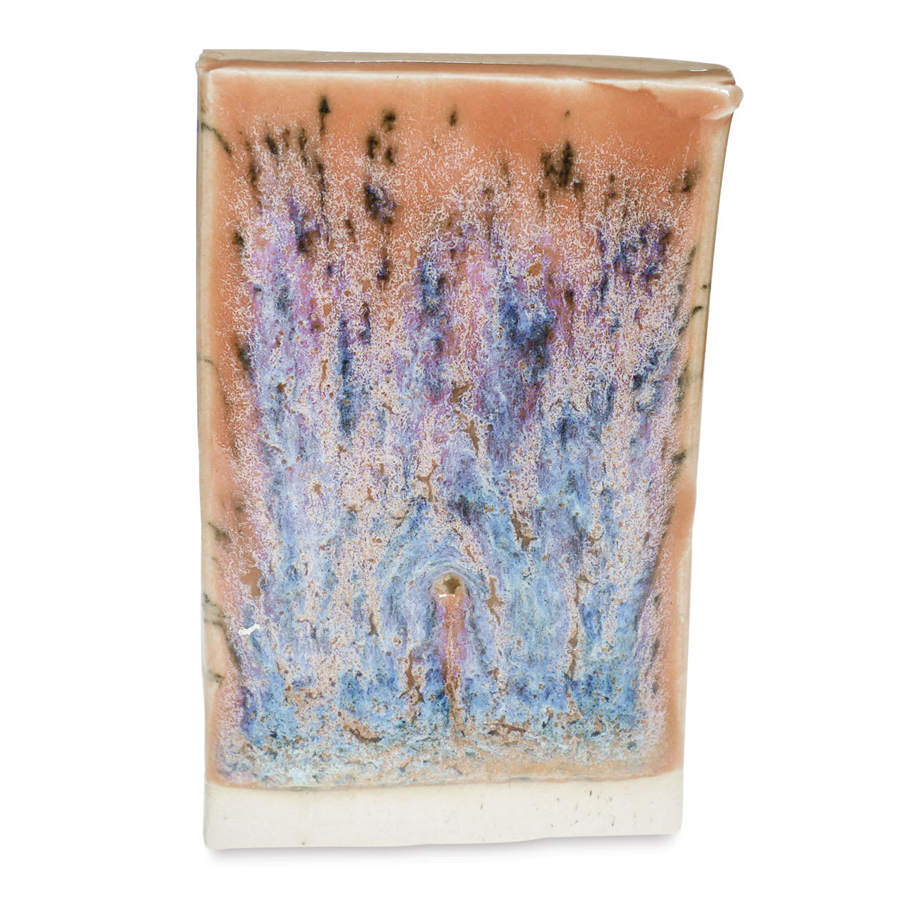 Amaco Crawls Glaze - CR-18 Speckled Flux - over C-33 fired flat
