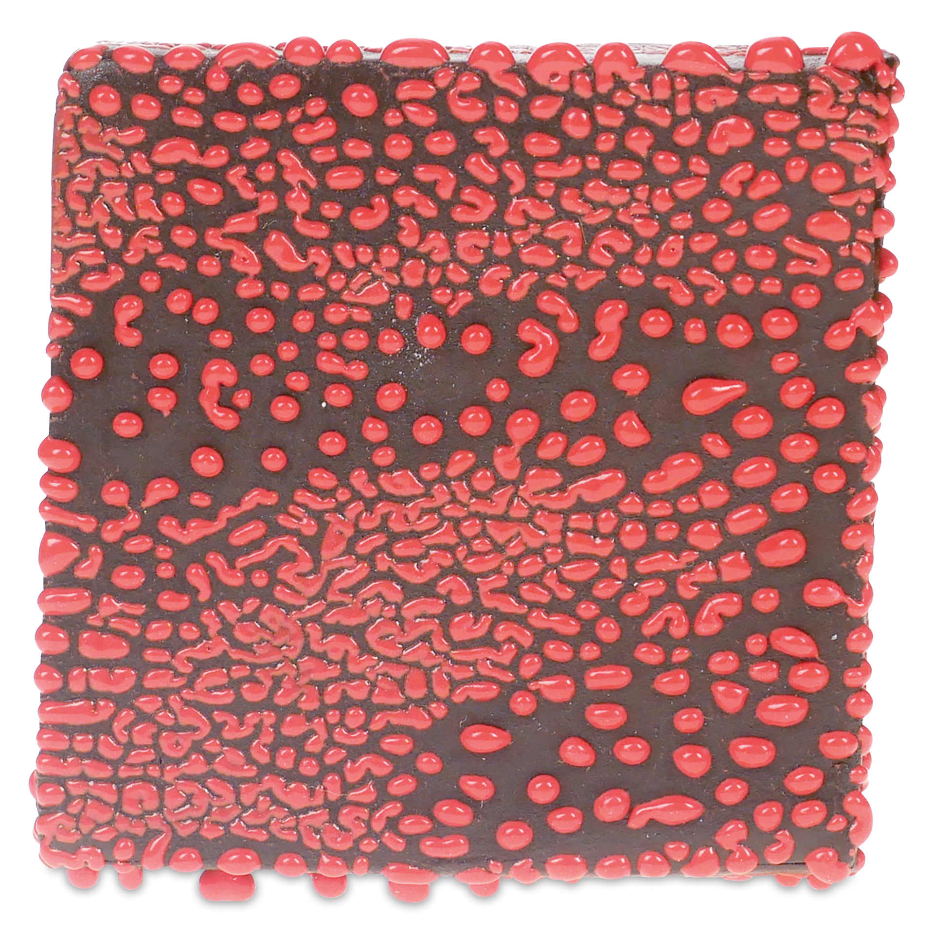 Amaco Crawls Glaze - CR-58 Red - 1 coat fired to cone 5 oxidation