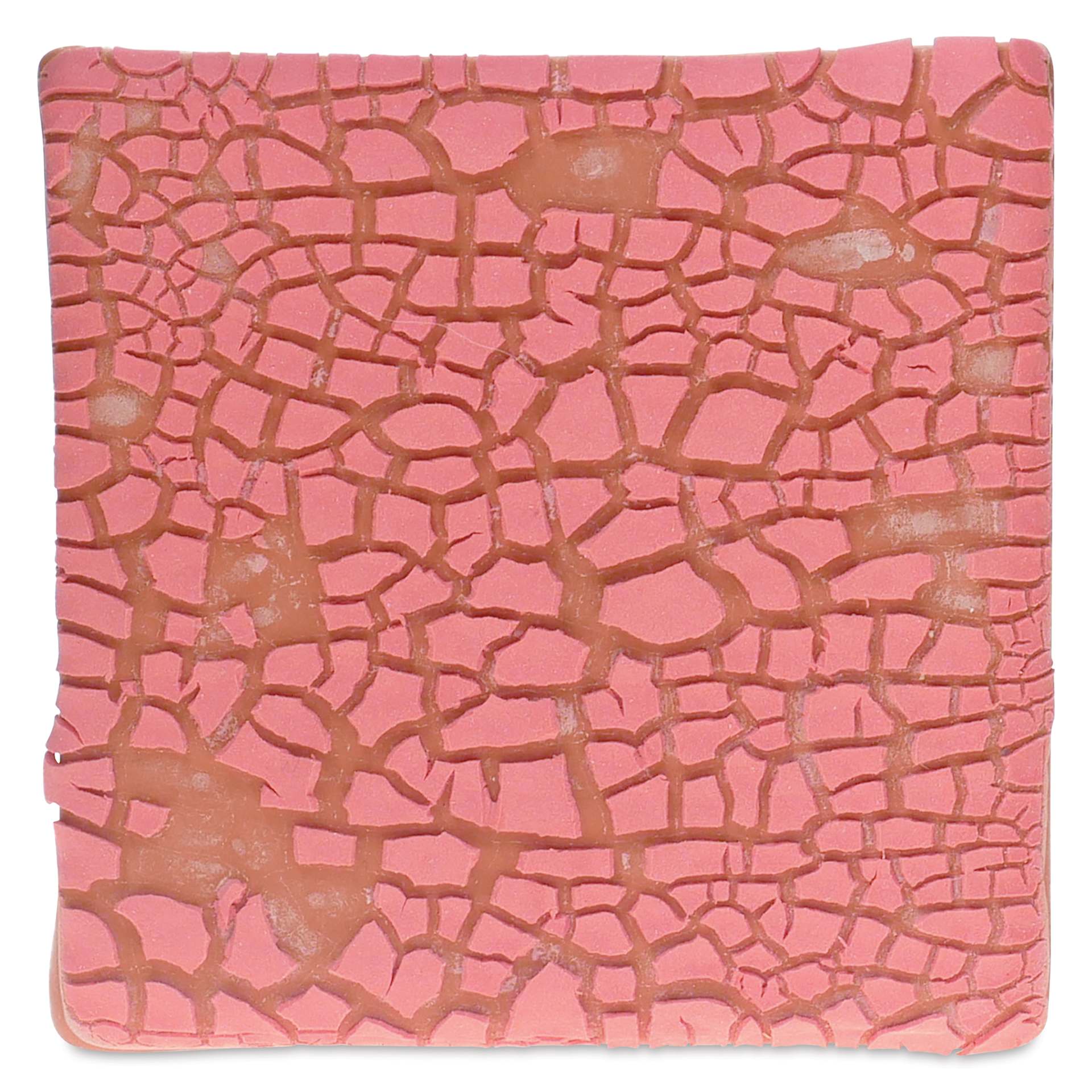 Amaco Crawls Glaze - CR-58 Red - 2 coats fired to cone 05 oxidation