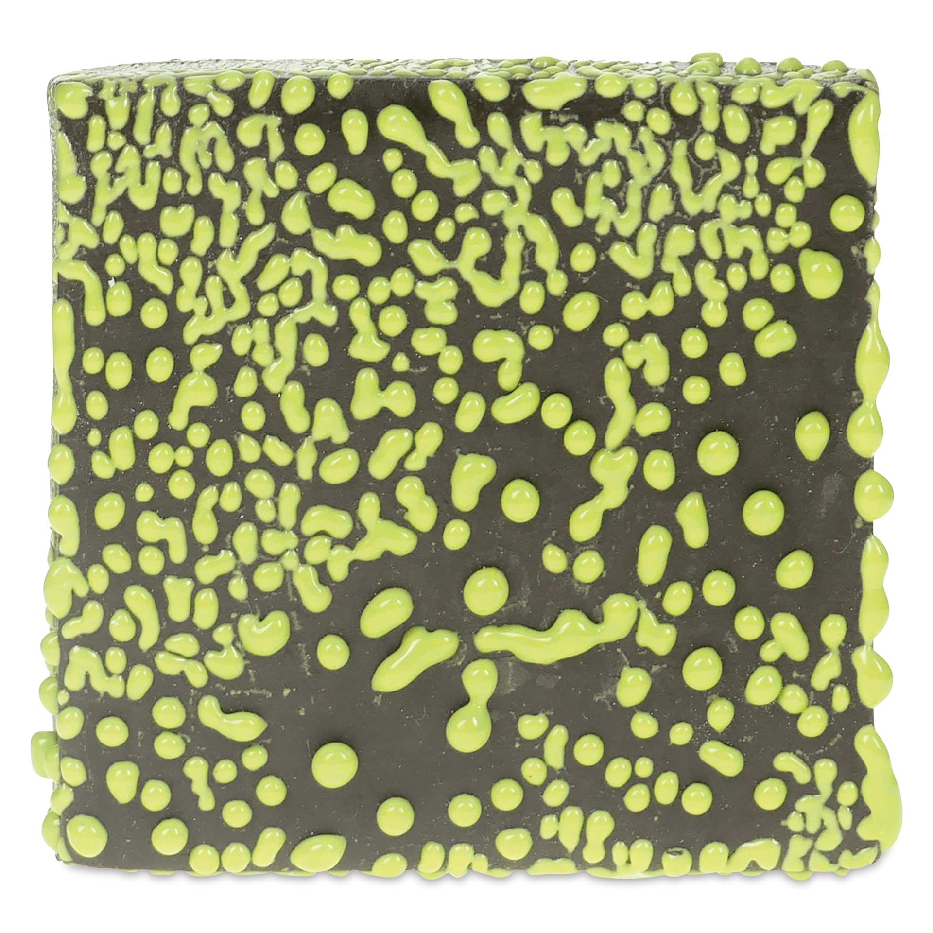 Amaco Crawls Glaze - CR-41 Lime - 2 coats fired to cone 5 oxidation