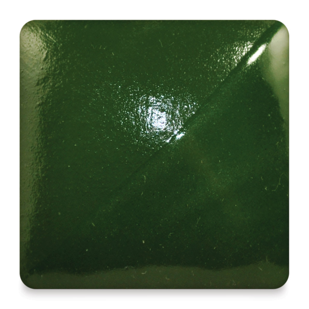 Spectrum 2200 Series Industrial Strength Ceramic Stain - Deep Chrome Green fired to cone 5 oxidation