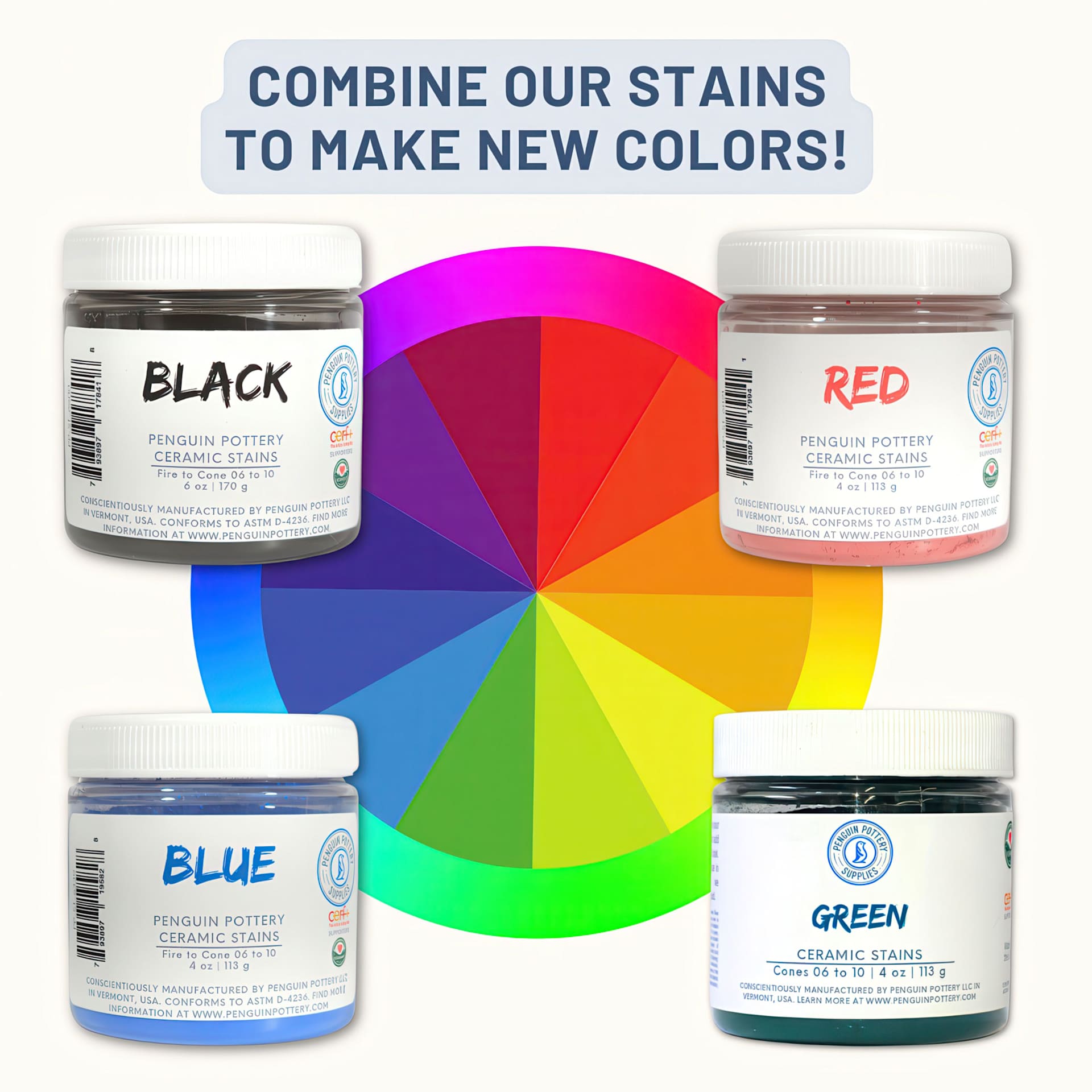 Combine Our Stains To Make New Colors
