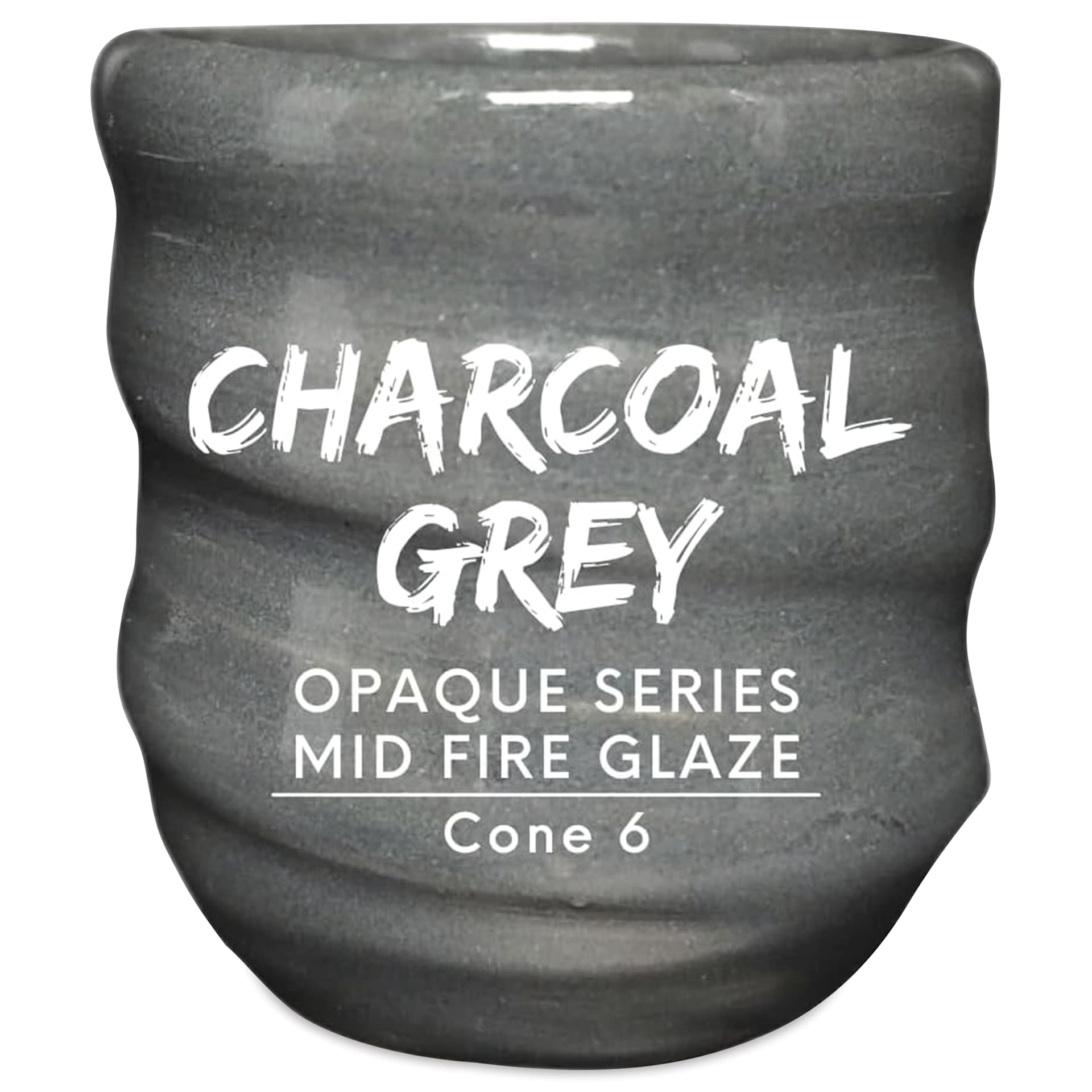 Penguin Pottery Opaque Series Mid-Fire Glaze - Set of 8, Charcoal Grey