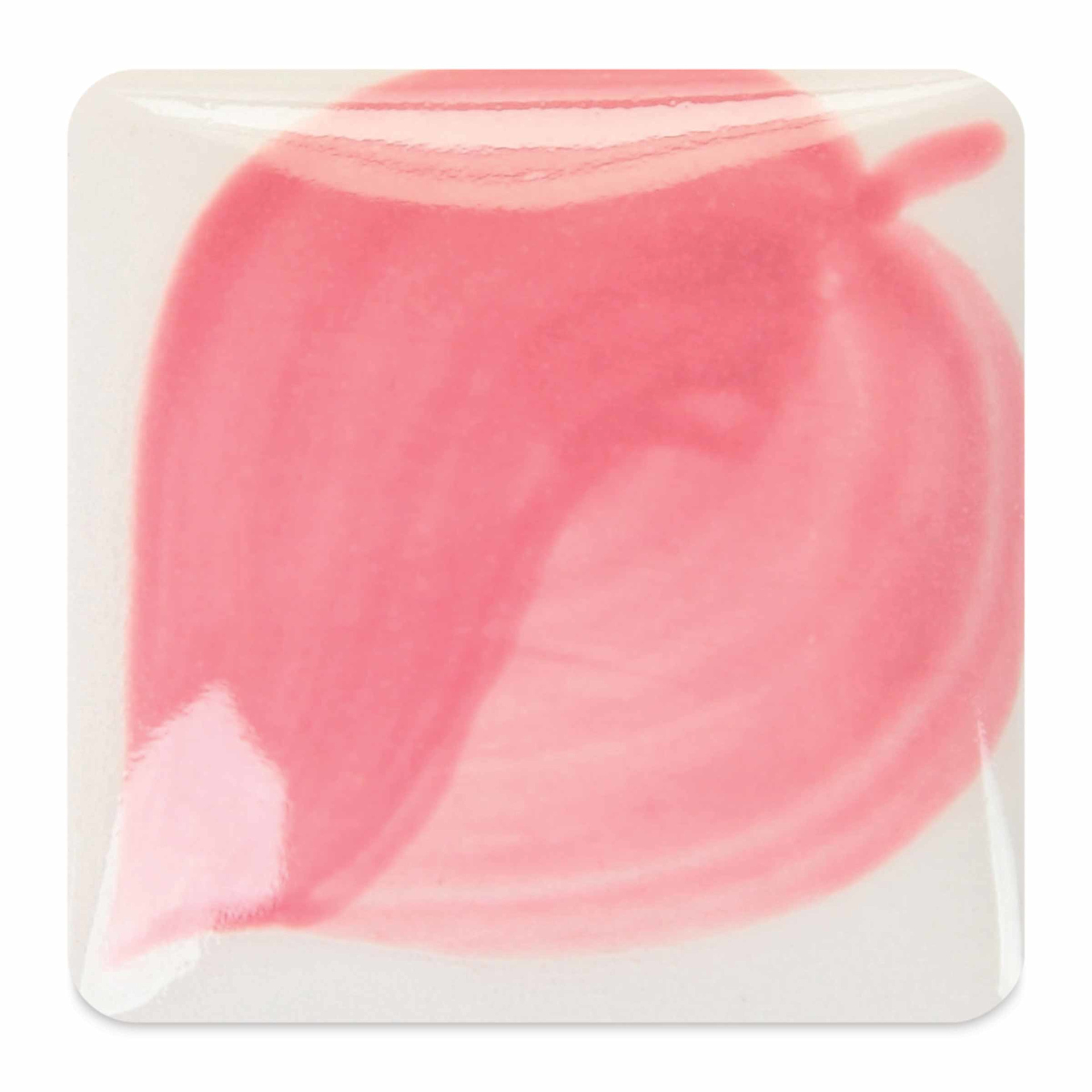Duncan E-Z Stroke Translucent Underglaze - Rose fired to cone 06 oxidation