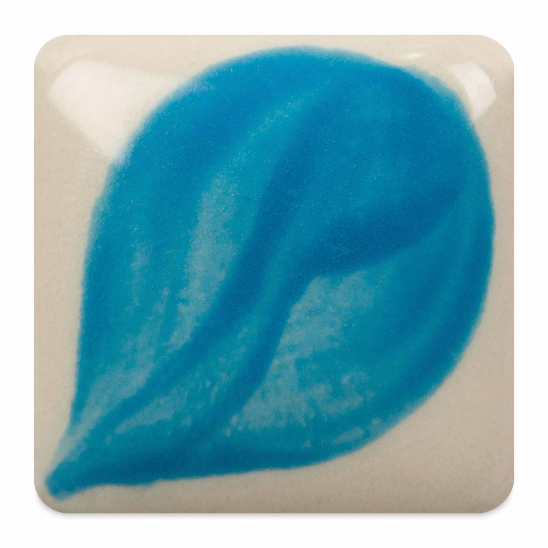 Duncan E-Z Stroke Translucent Underglaze - Blue Turquoise fired to cone 10 reduction