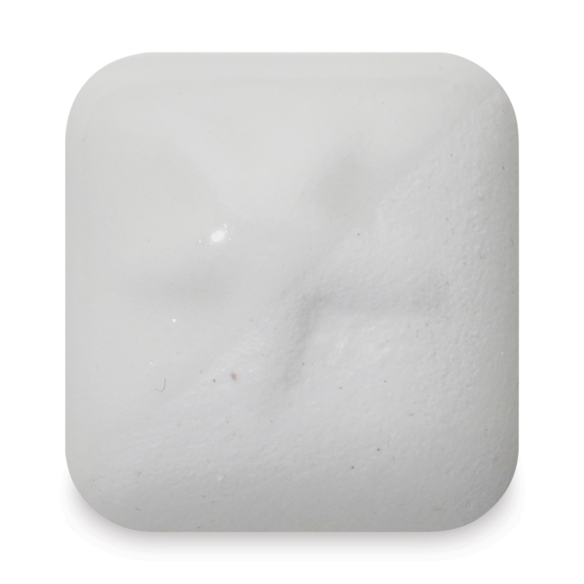 Laguna New Silky Underglaze - Arctic White, 4 oz fired to cone 6 oxidation