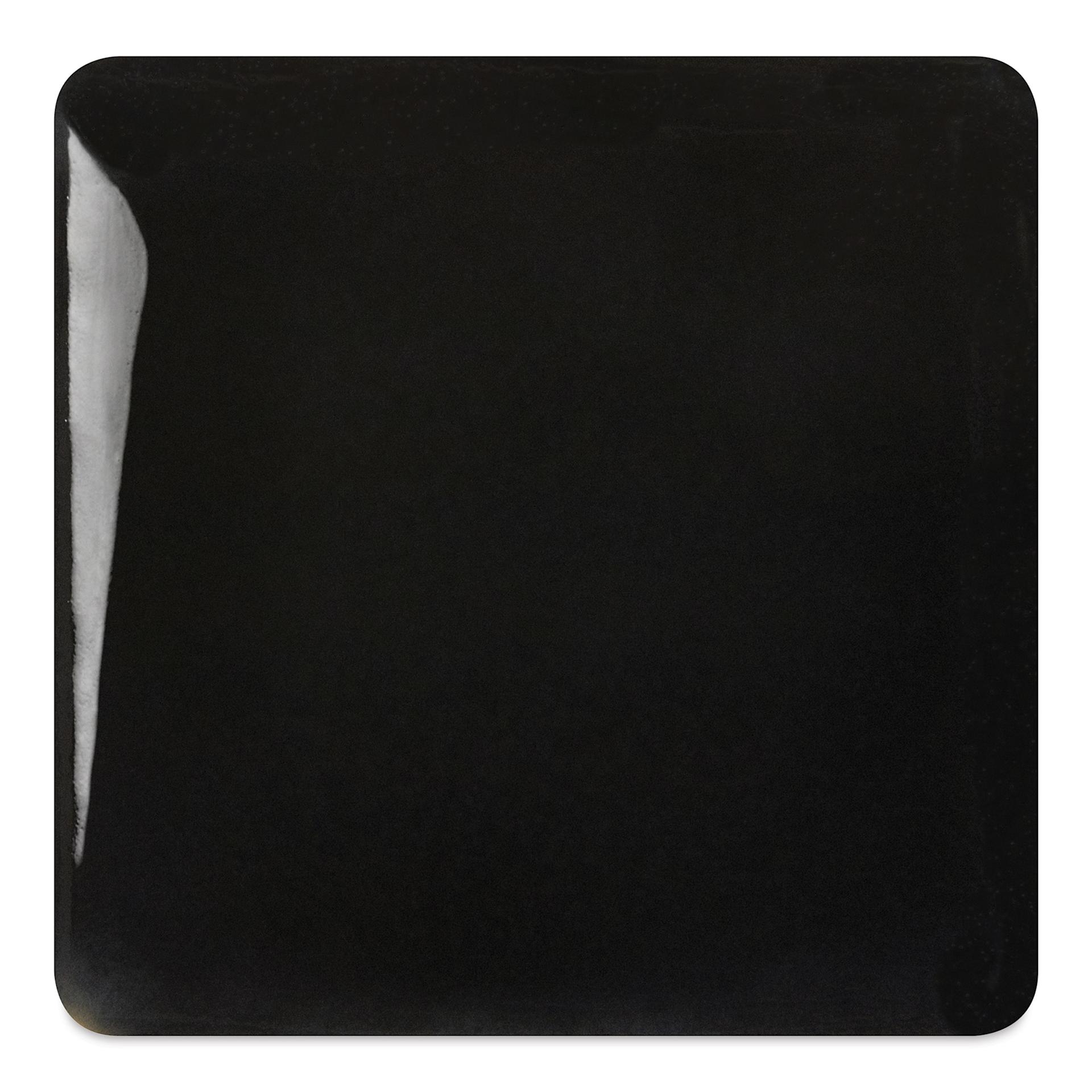 Speedball Studio Plus Glaze - Onyx, 2 oz fired to cone 6 oxidation