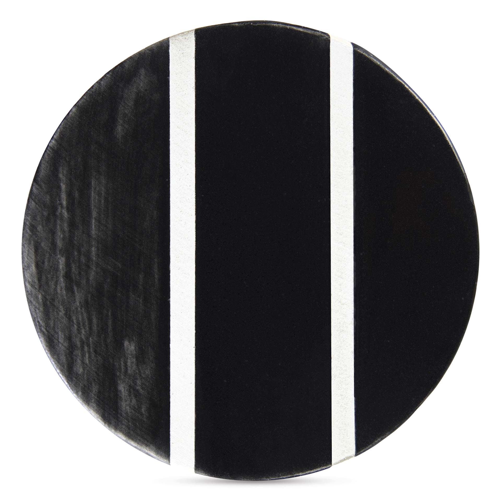 Speedball Studio Plus Glaze - Onyx, 2 oz showing one, two, and three coat comparison