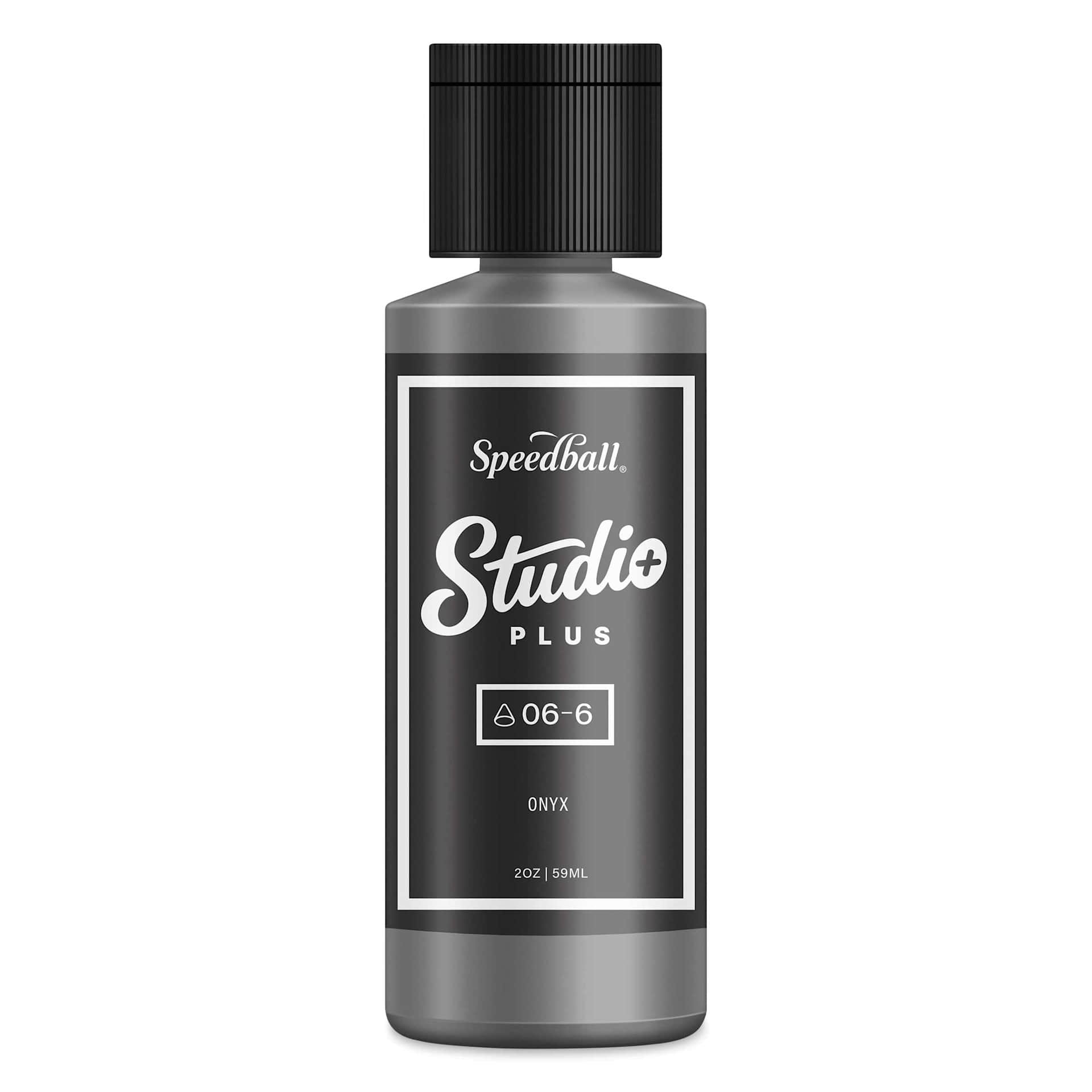 Speedball Studio Plus Glaze - Onyx, 2 oz