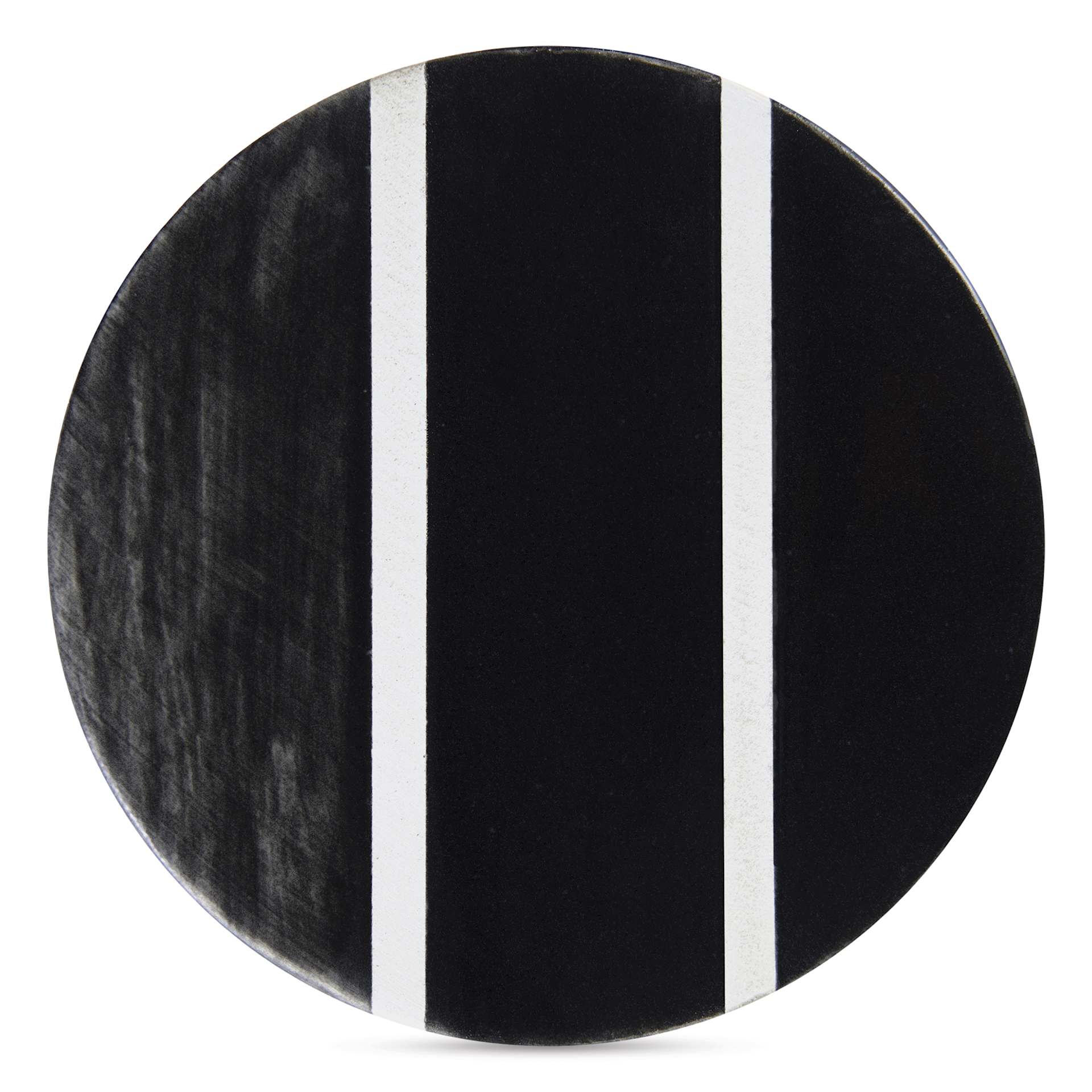 Speedball Studio Plus Glaze - Onyx, 16 oz one, two, and three coat comparison