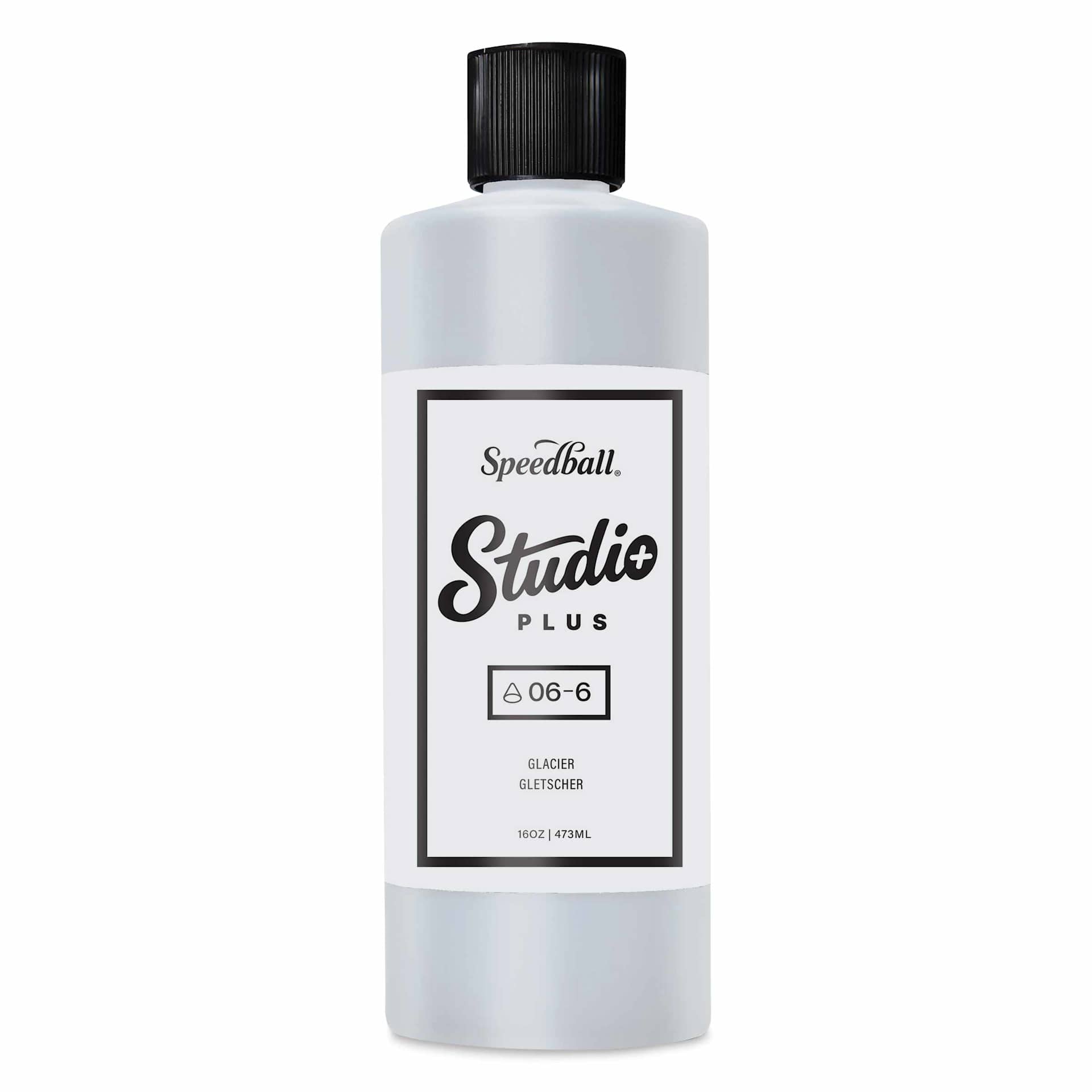 Speedball Studio Plus Glaze - Glacier, 16 oz