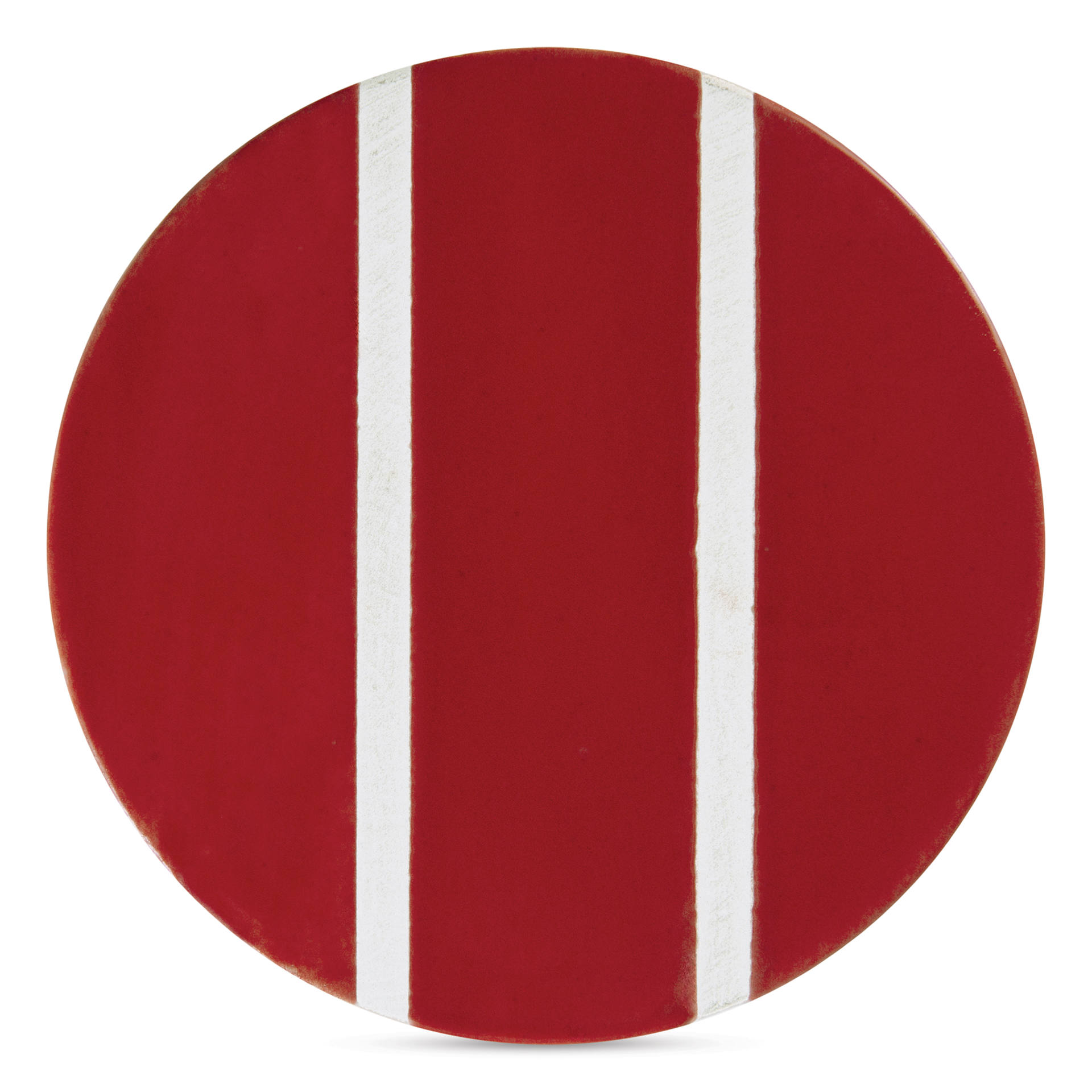 Speedball Studio Plus Glaze - Cherry Crush, 2 oz one, two, and three coat comparison