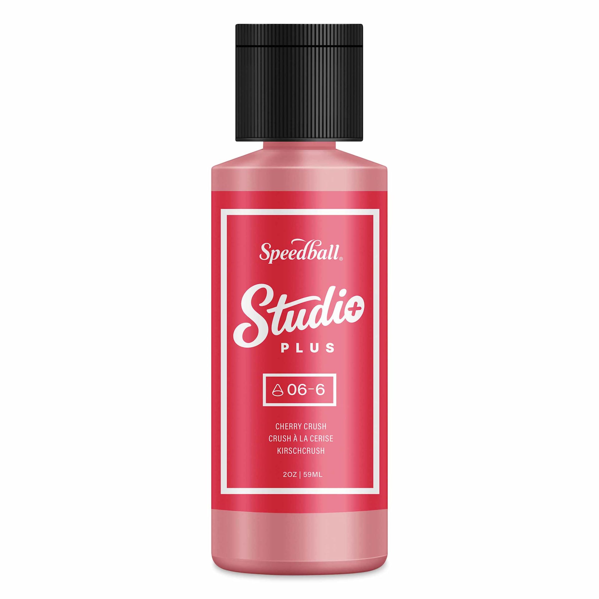 Speedball Studio Plus Glaze - Cherry Crush, 2 oz