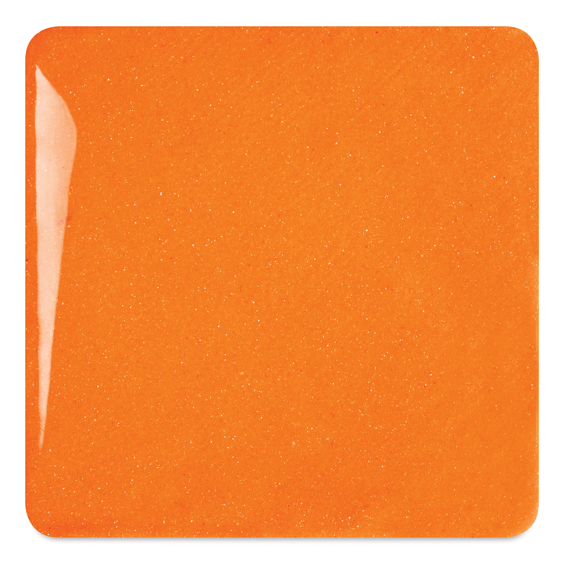 Speedball Studio Plus Glaze - Tangerine, 2 oz fired to cone 05 oxidation