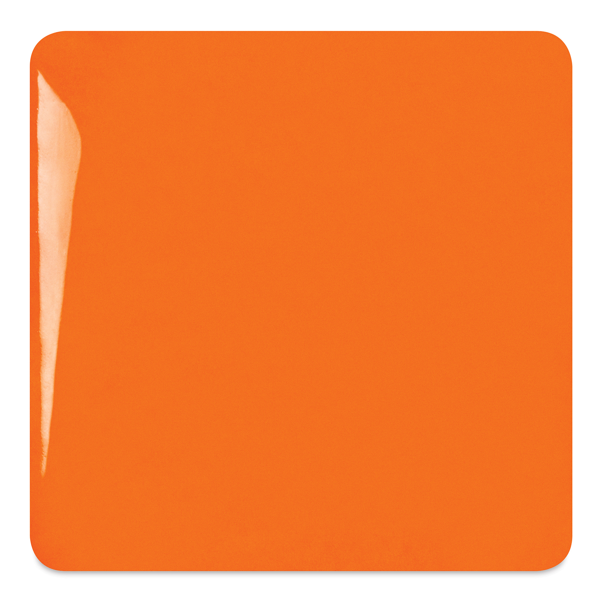 Speedball Studio Plus Glaze - Tangerine, 2 oz fired to cone 6 oxidation