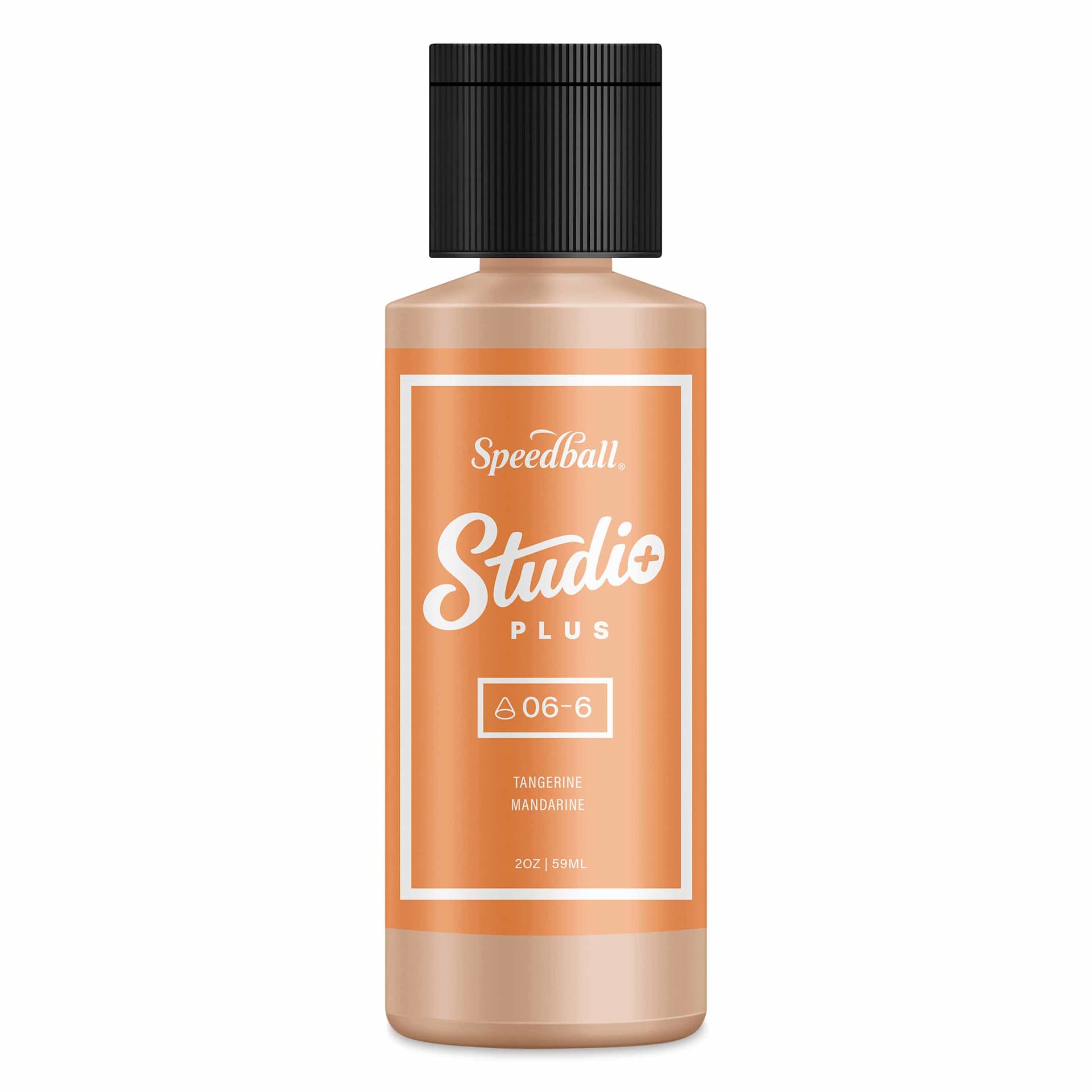 Speedball Studio Plus Glaze - Tangerine, 2 oz