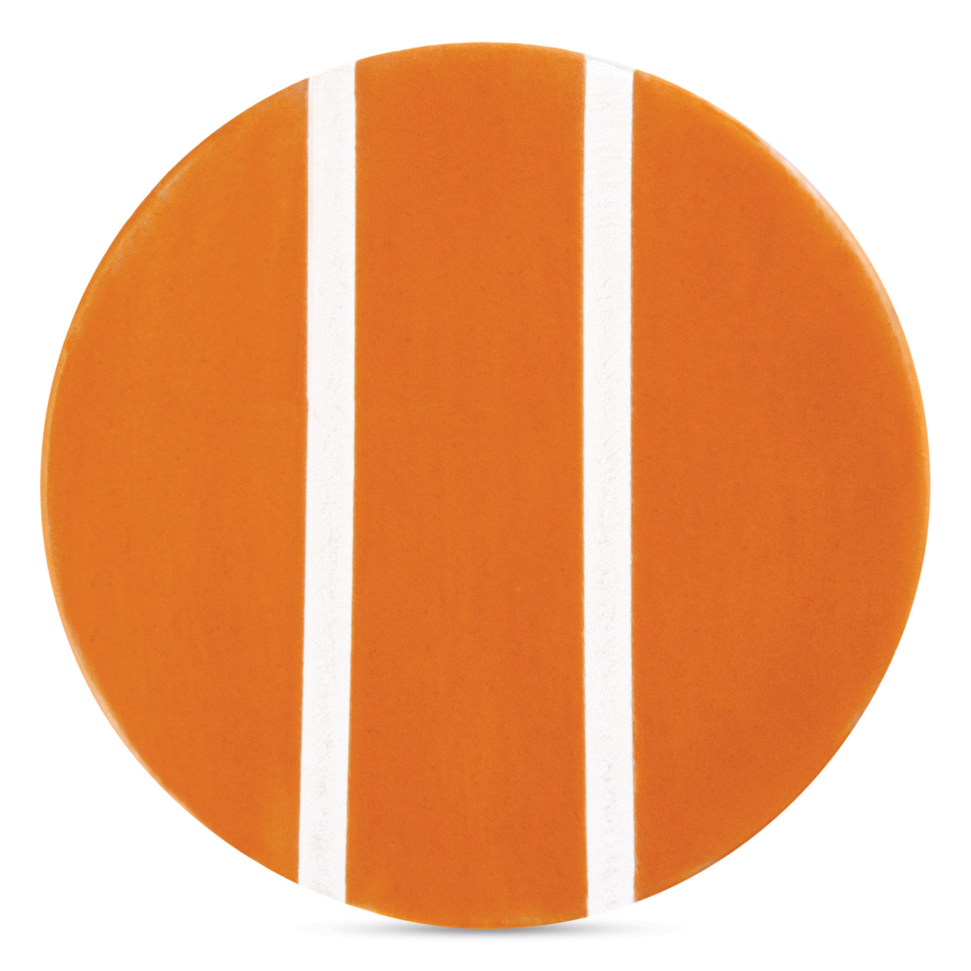 Speedball Studio Plus Glaze - Tangerine, 16 oz one, two, and three coat comparison