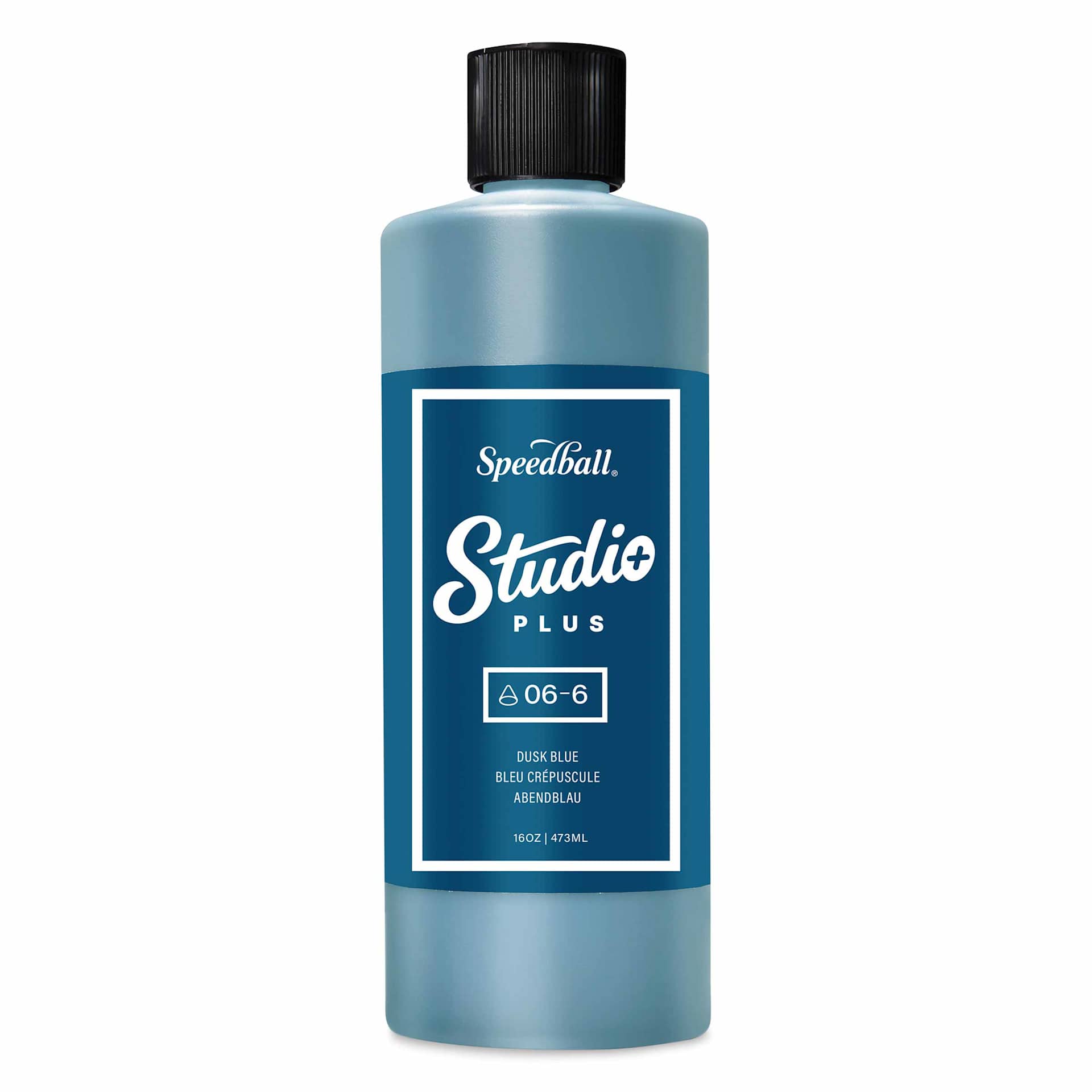 Speedball Studio Plus Glaze - Dusk Blue, 16 oz