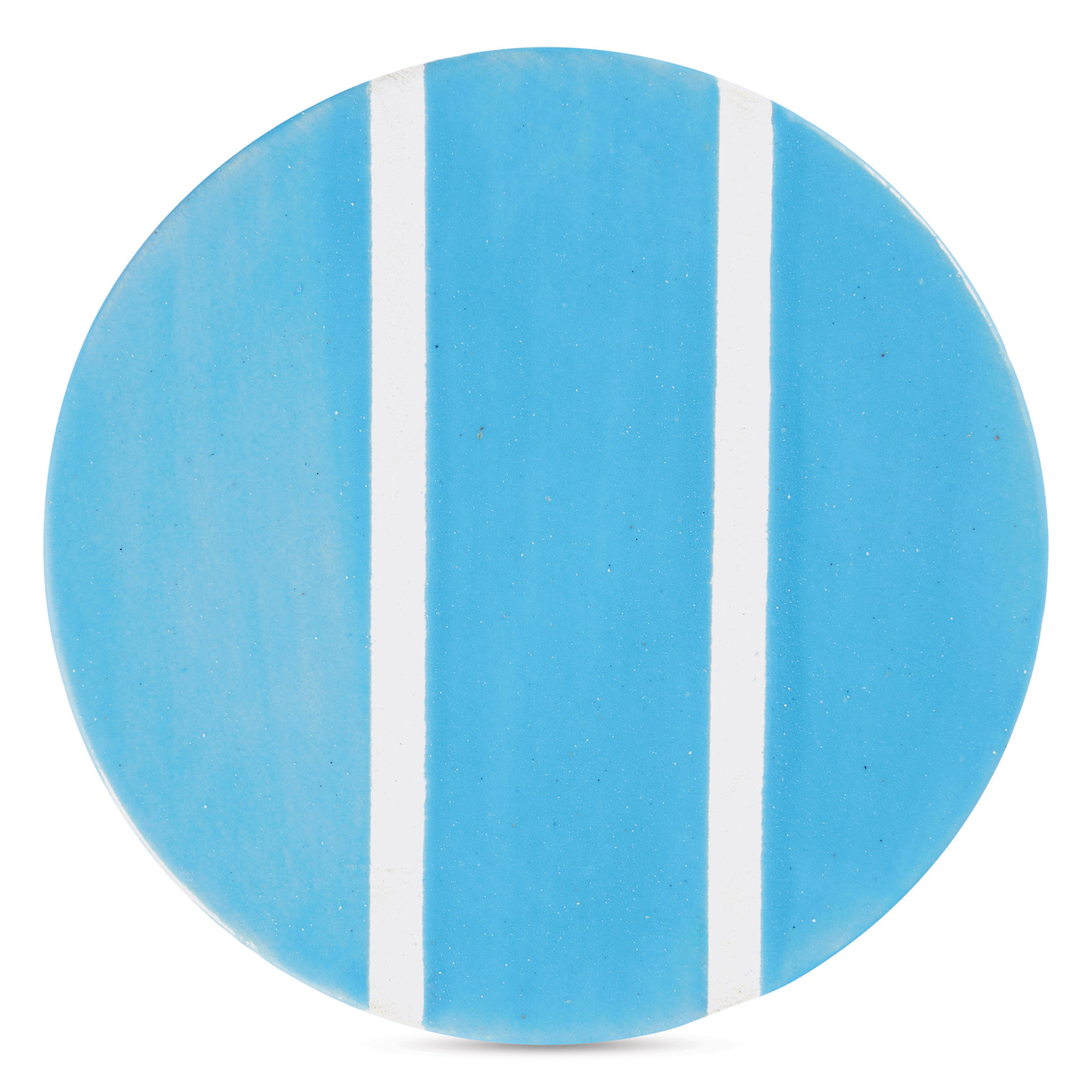 Speedball Studio Plus Glaze - Cornflower, 2 oz one, two, and three coat comparison
