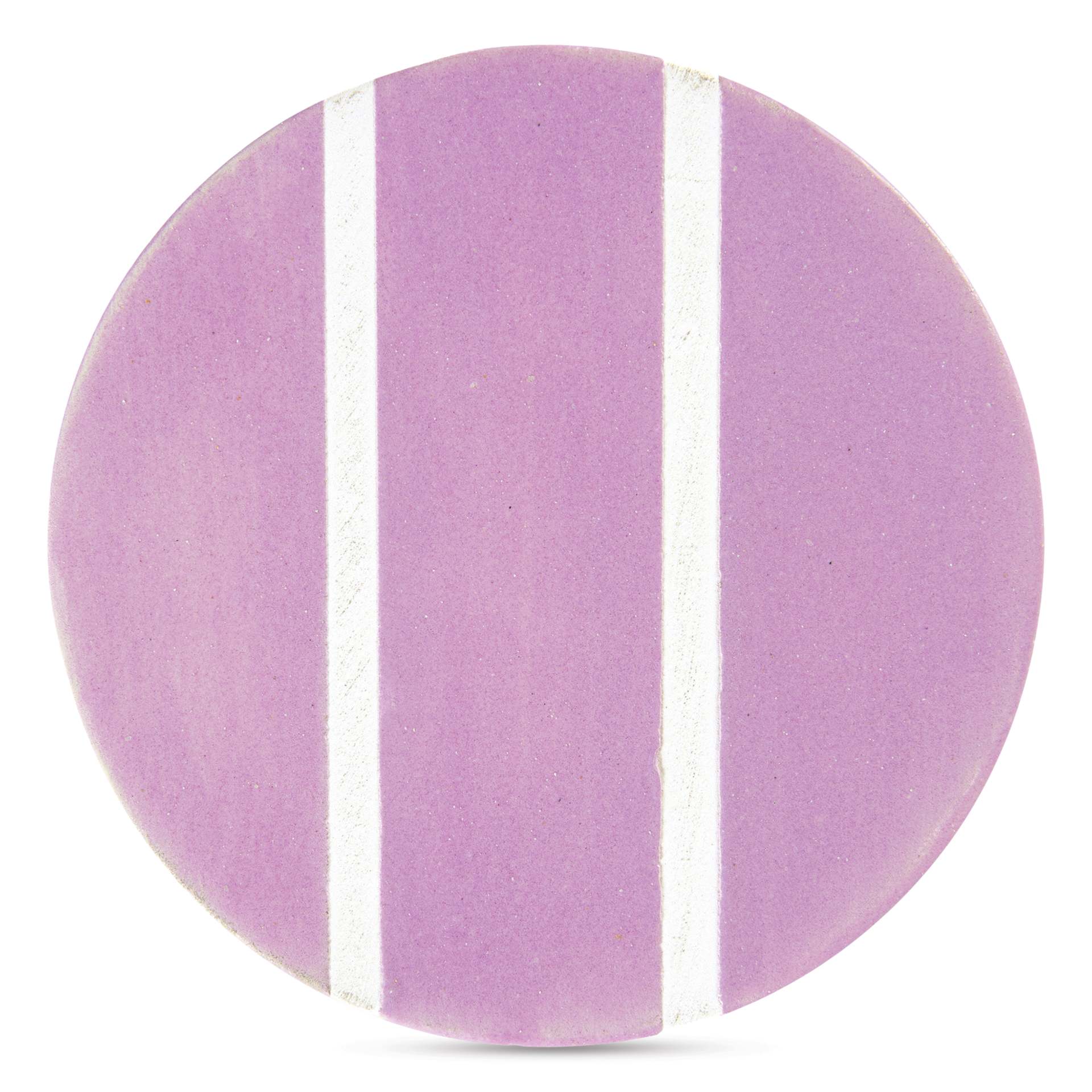 Speedball Studio Plus Glaze - Persian Lilac, 16 oz one, two, and three coat comparison