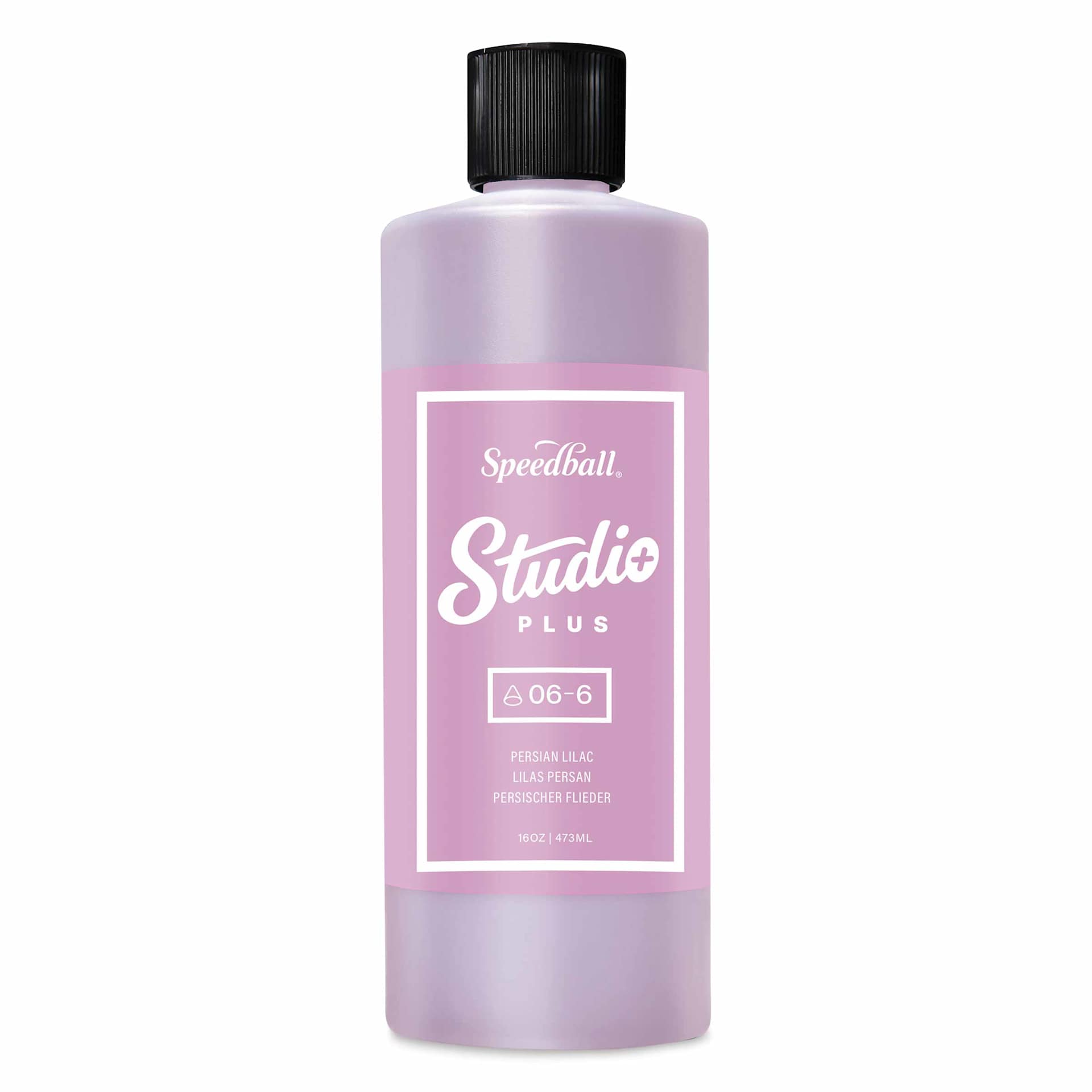Speedball Studio Plus Glaze - Persian Lilac, 16 oz
